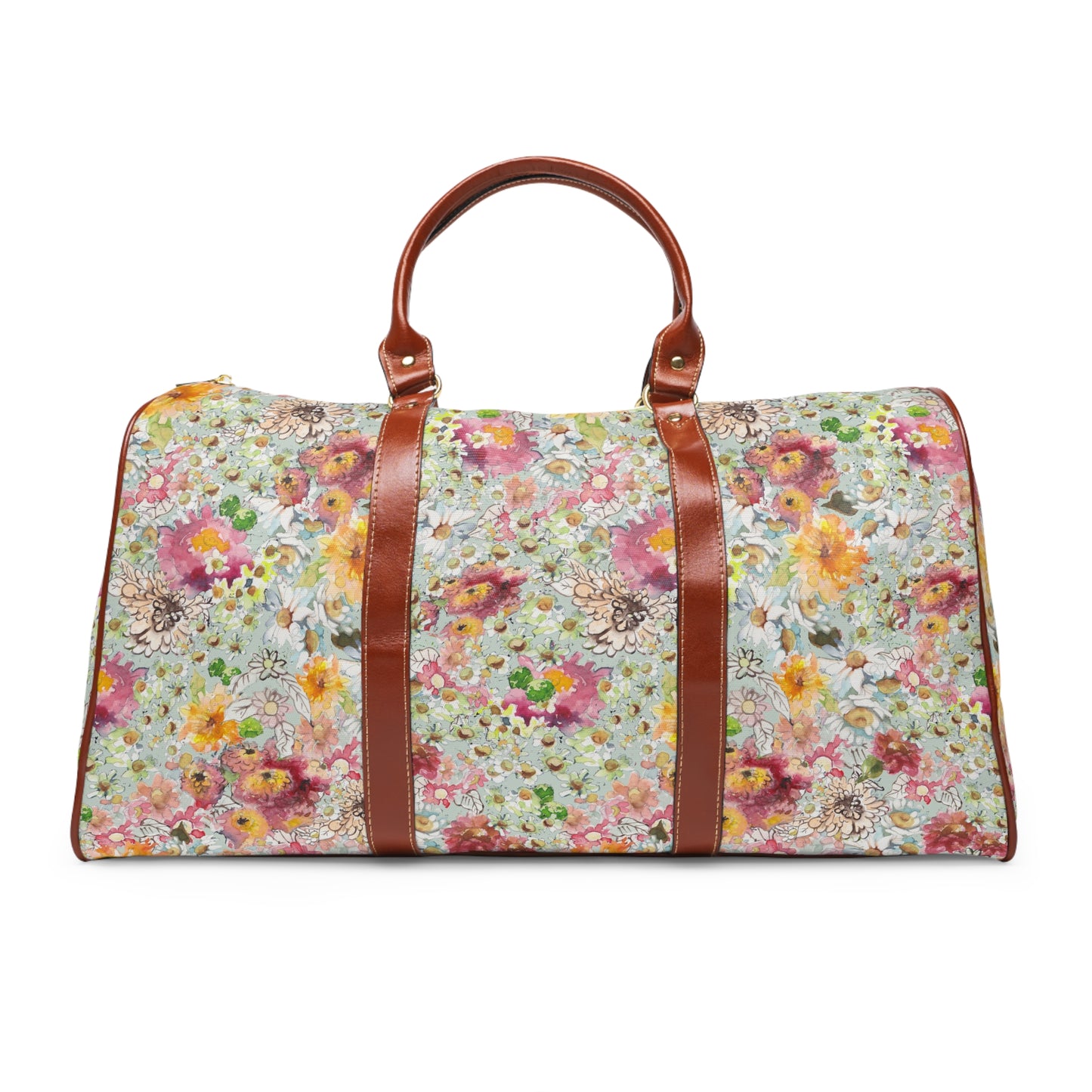 Farmhouse Floral Waterproof Travel Bag