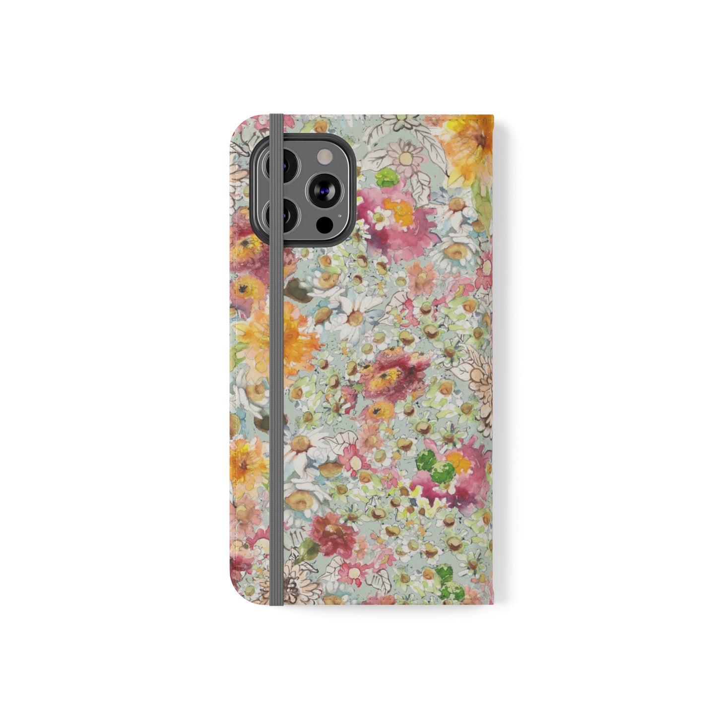 Farmhouse Floral Flip Cases for iPhone