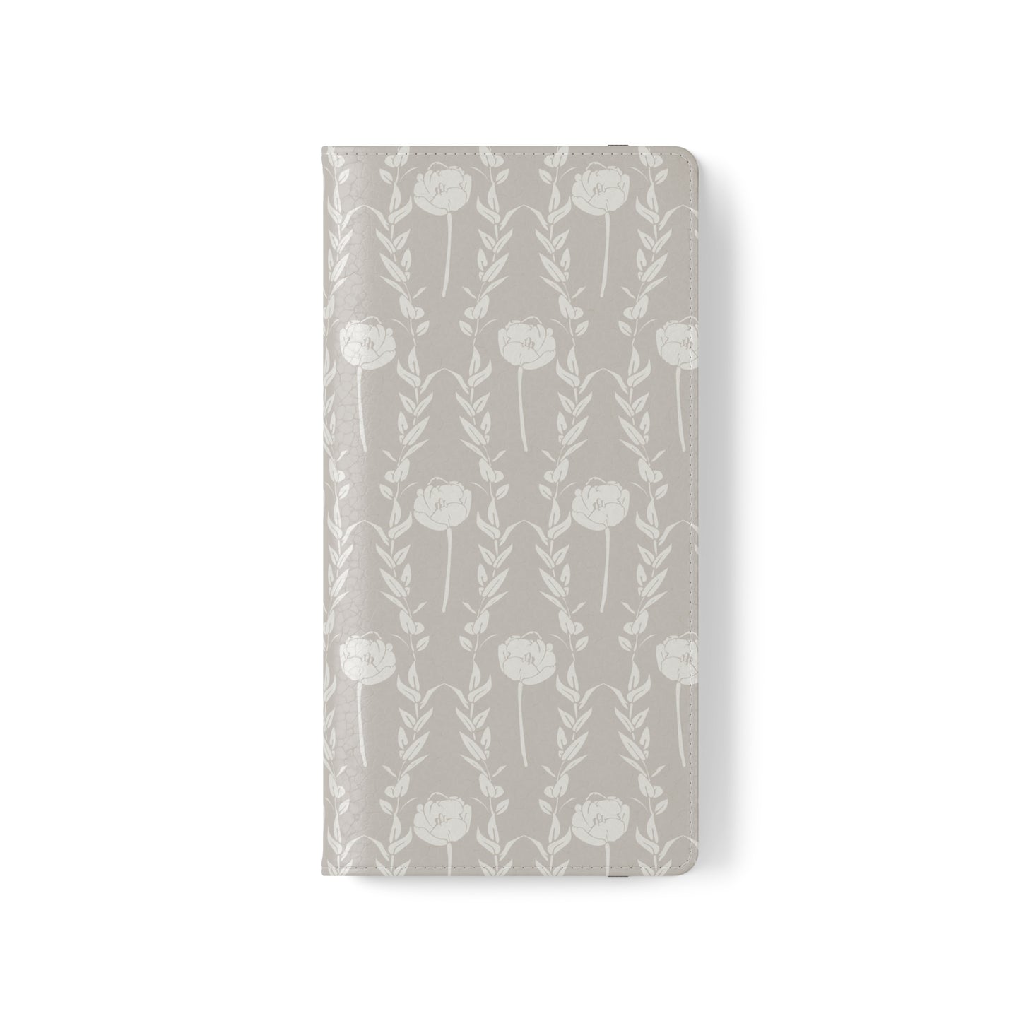 New Nouveau in Gray (Tulips) Flip Cases for Samsung