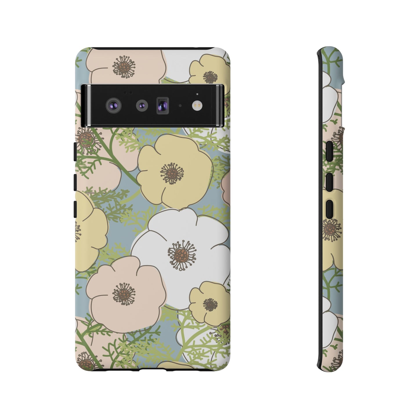 Playful Poppies Tough Cases for Google Pixel