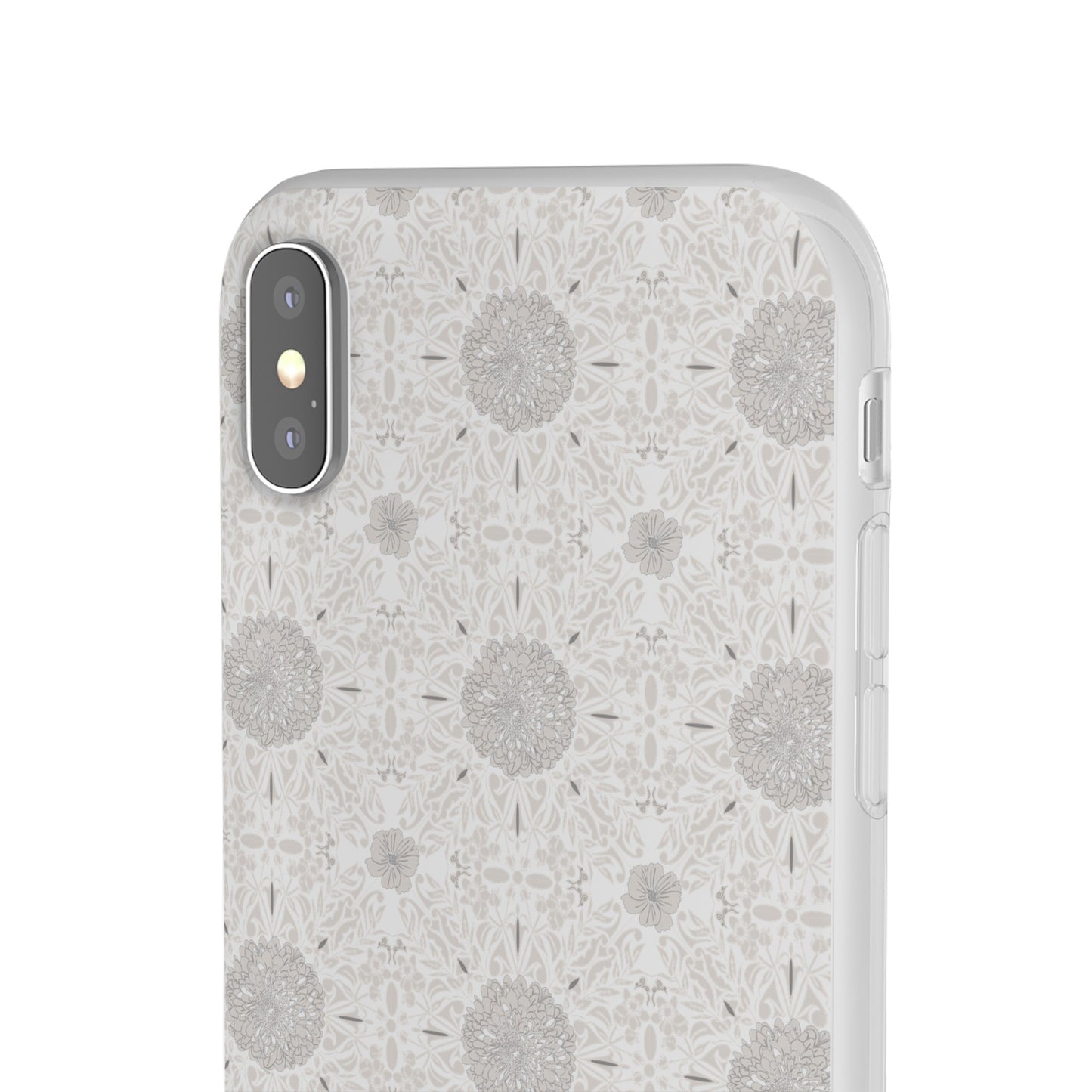 New Nouveau in Gray Flexi Cases for iPhone