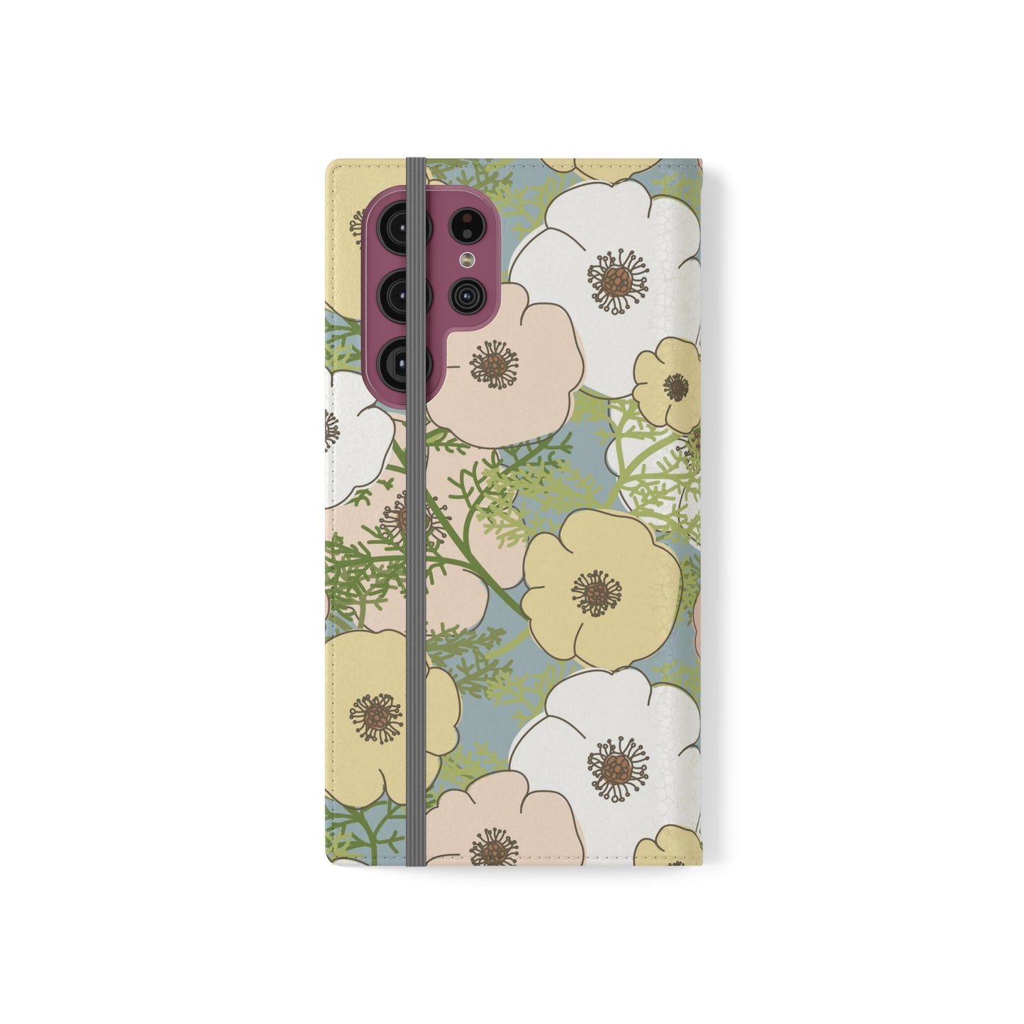 Playful Poppies Flip Cases for Samsung