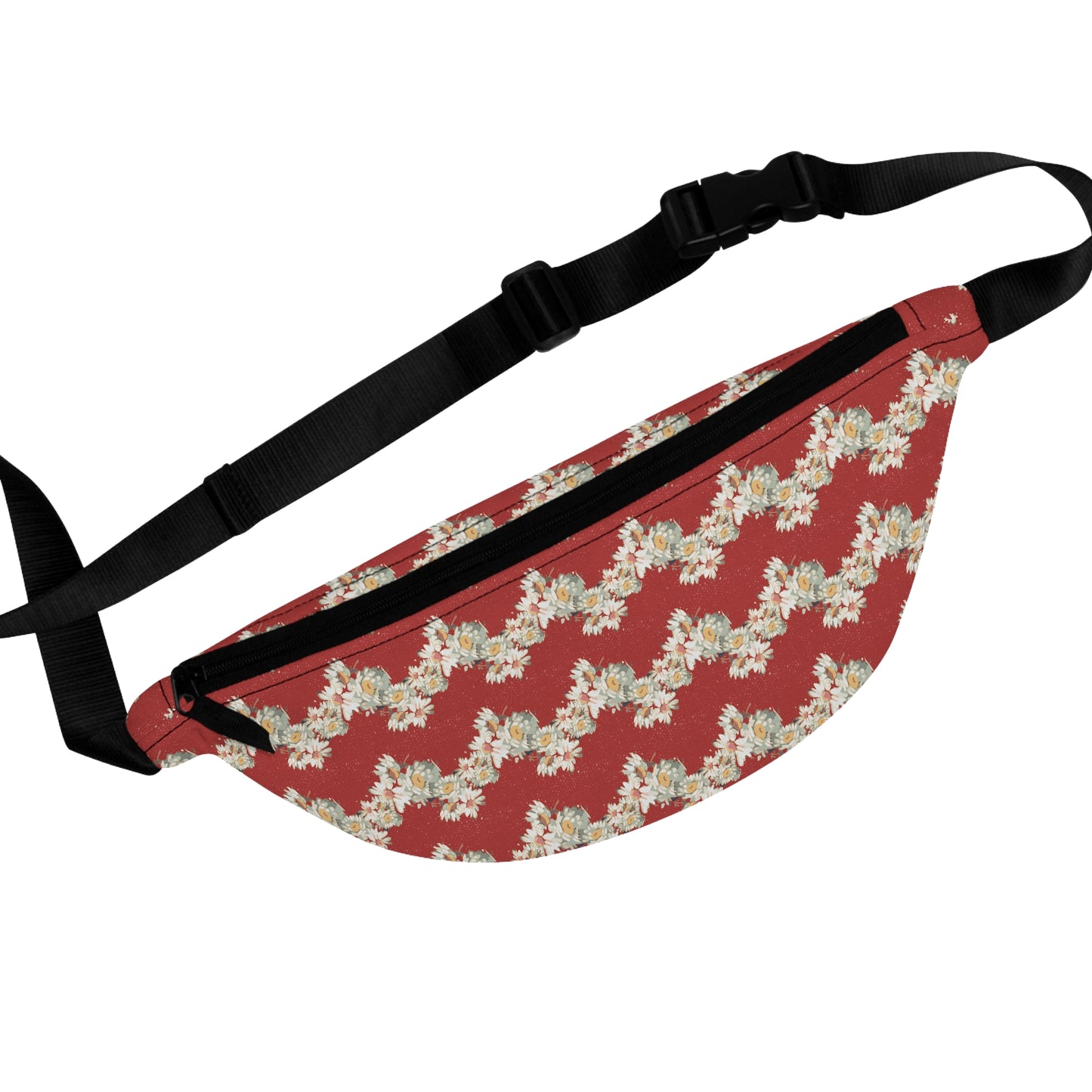 Daisies, Zig Zag Stripe Fanny Pack