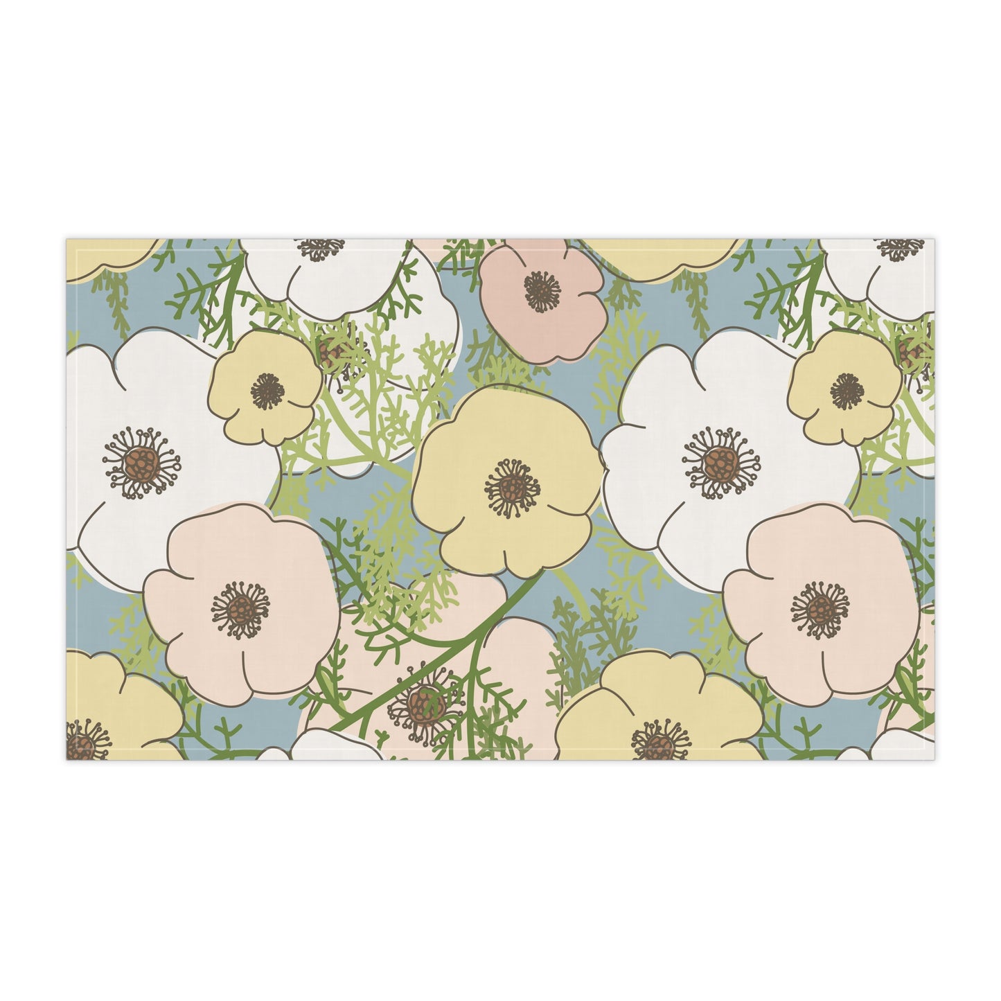 Playful Poppies Kitchen Towel