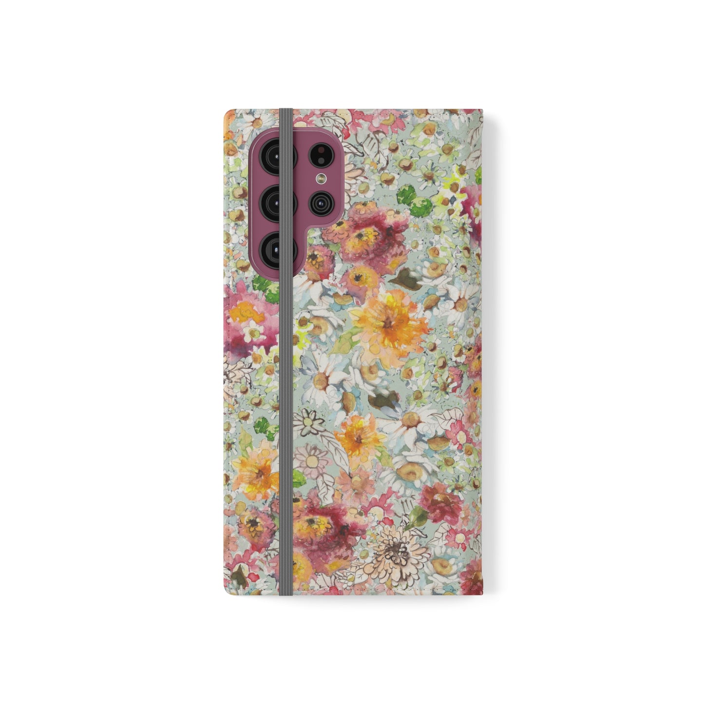 Farmhouse Floral Flip Cases for Samsung