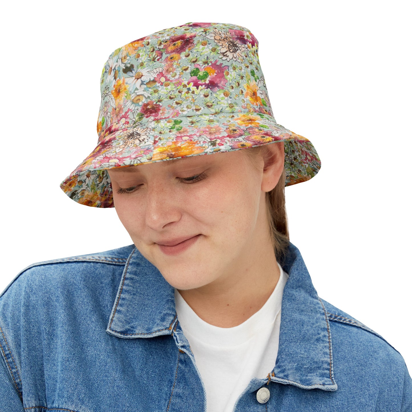 Farmhouse Floral Bucket Hat