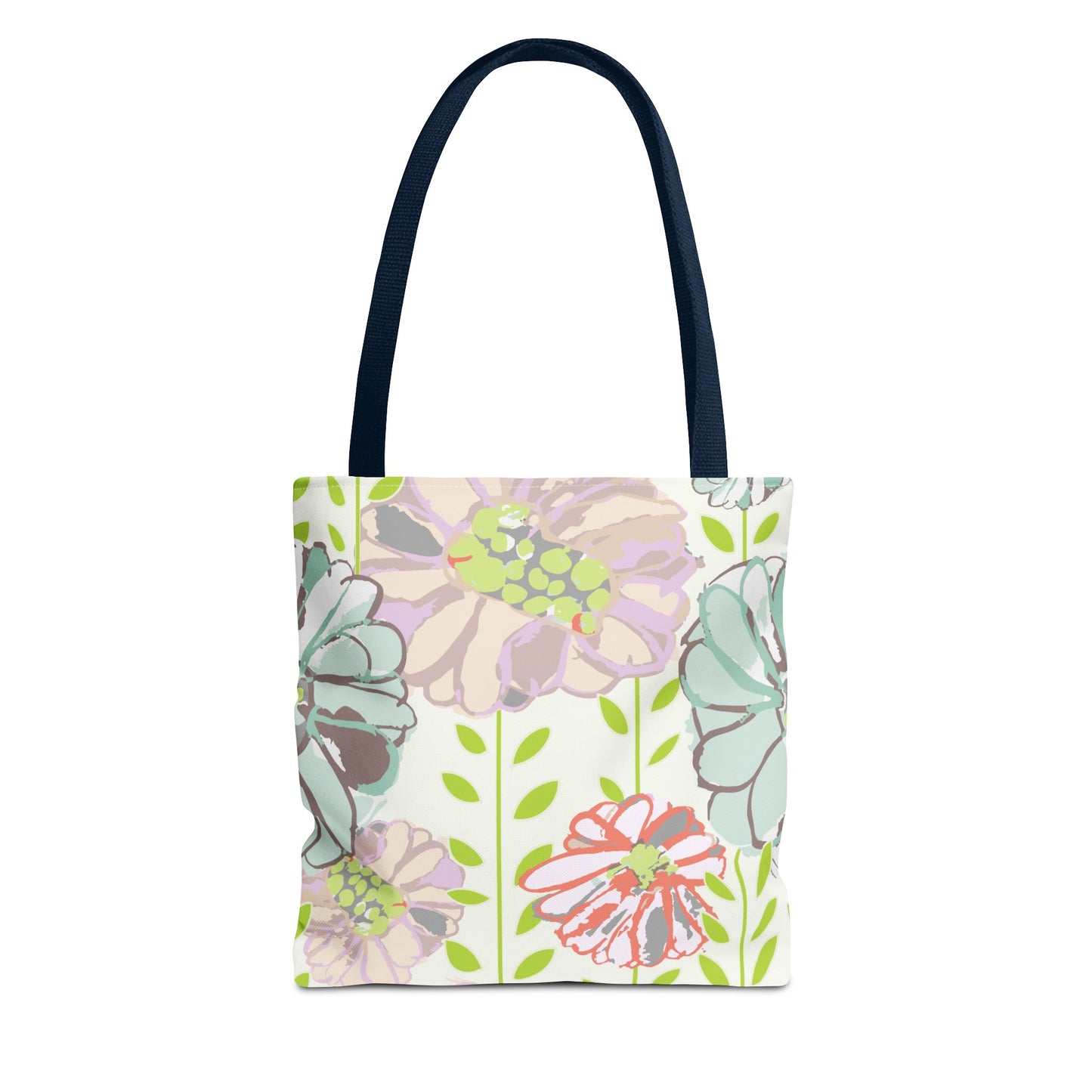 Soft Watercolor Floral Tote Bag