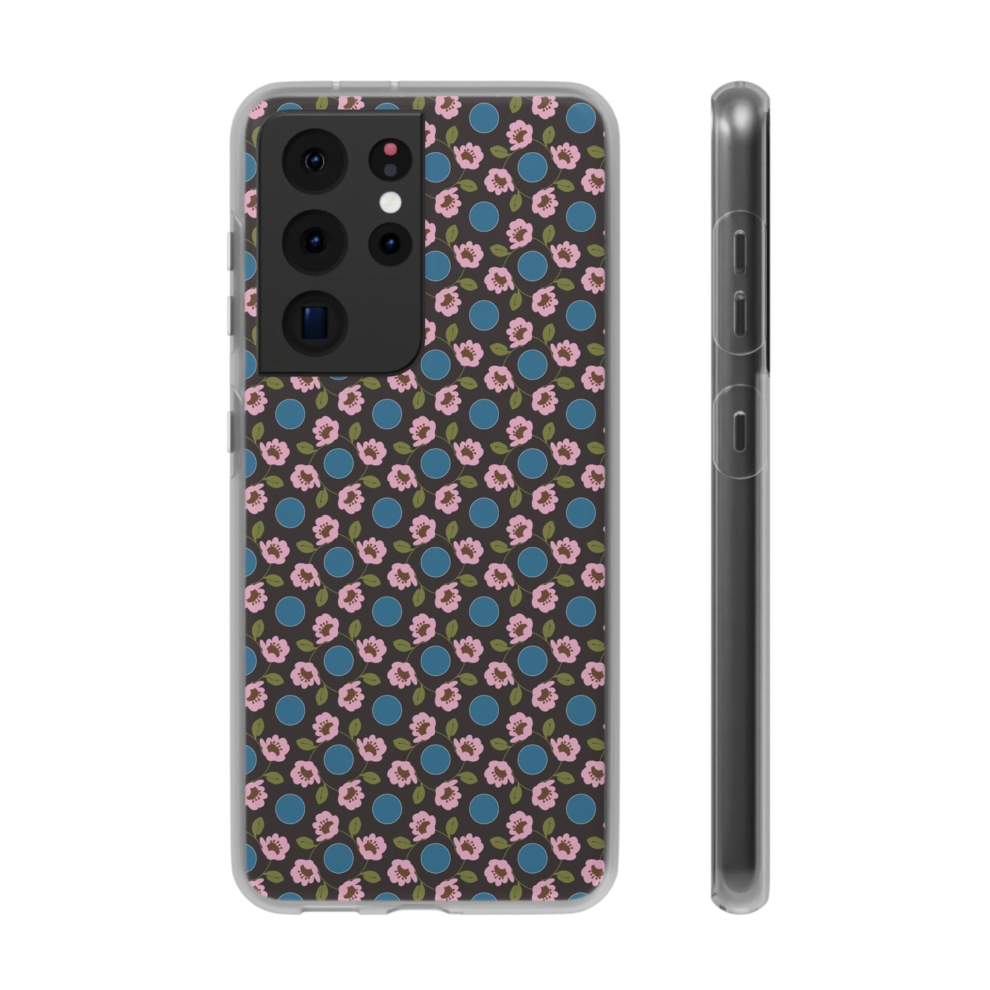 Wildflowers with Dots Flexi Cases for Samsung