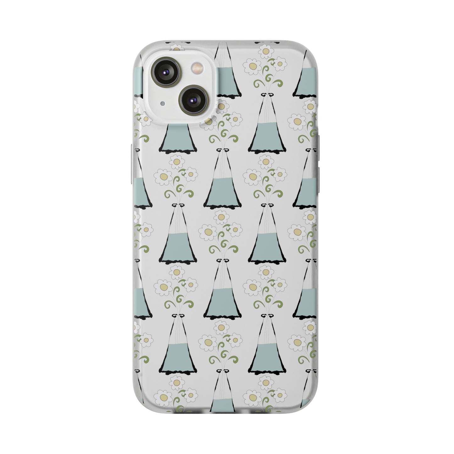 Daisies in a vase Flexi Cases for iPhone