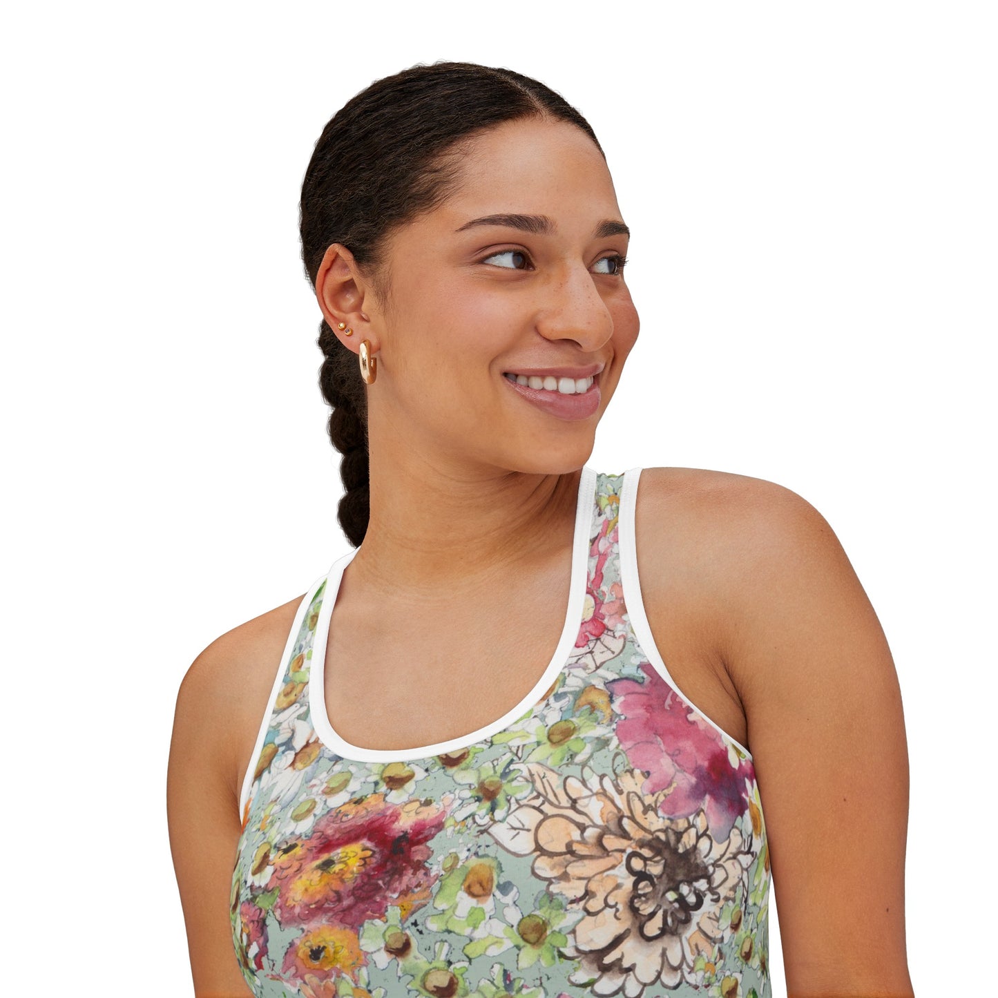 Farmhouse Floral Women's Tank Top