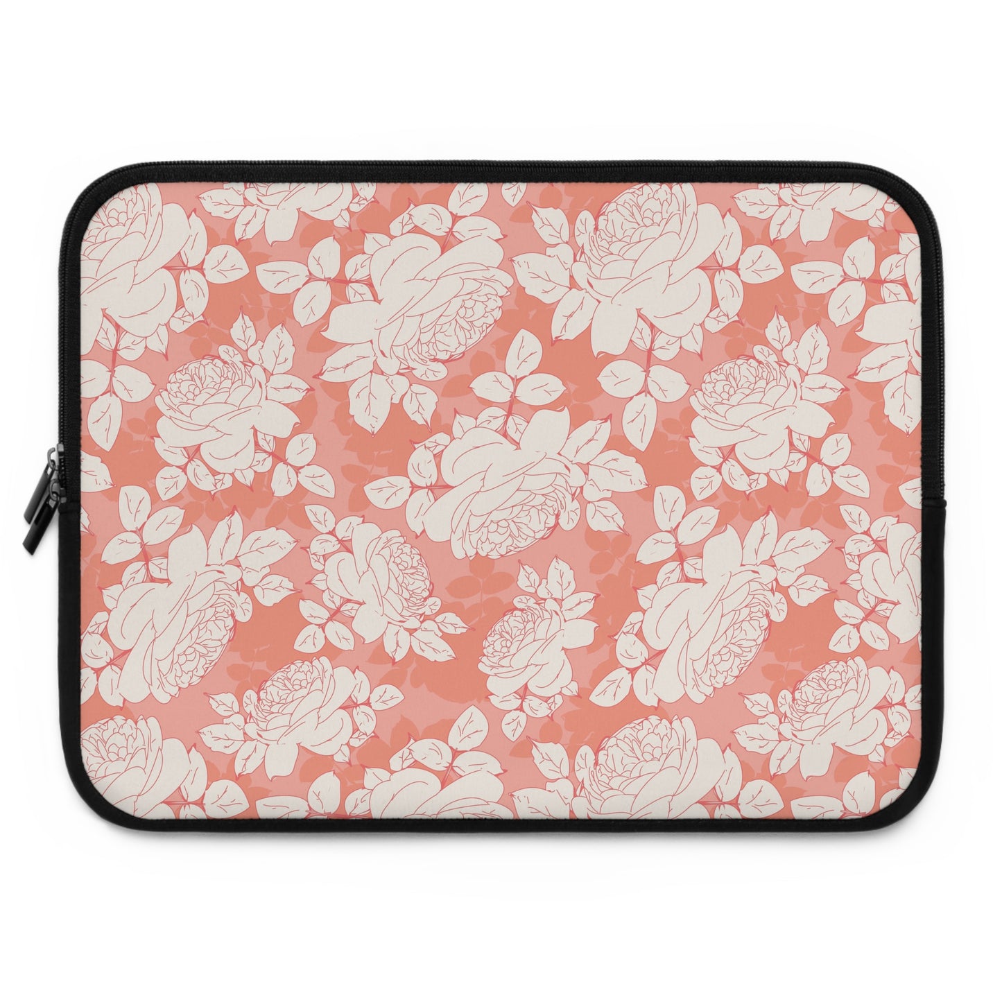 Peach and Cream Roses Laptop Sleeve