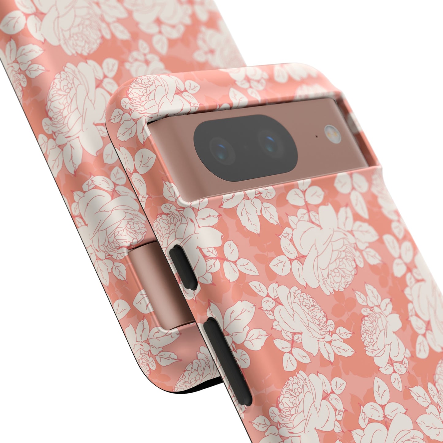 Peach and Cream Roses Tough Cases for Google Pixel