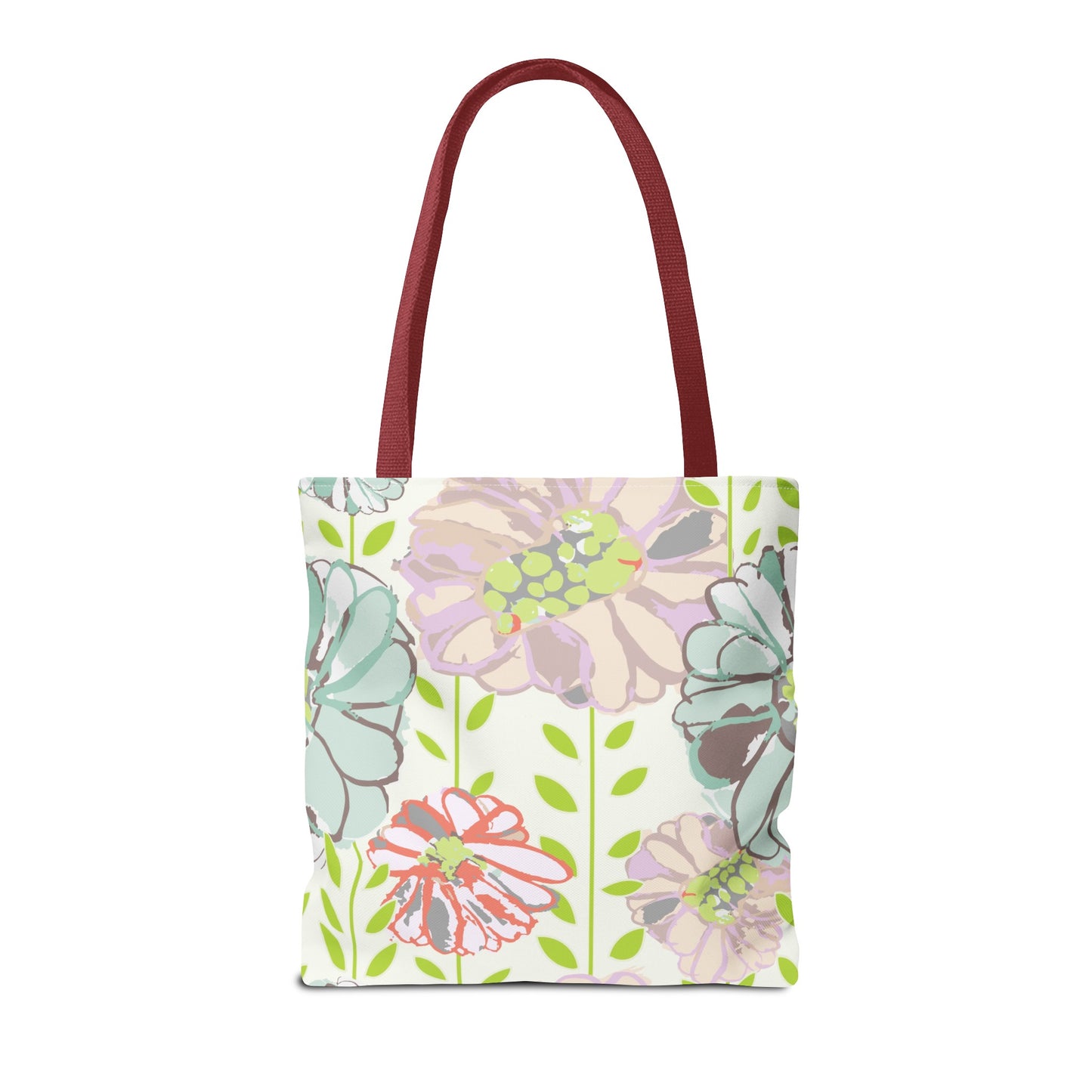 Soft Watercolor Floral Tote Bag