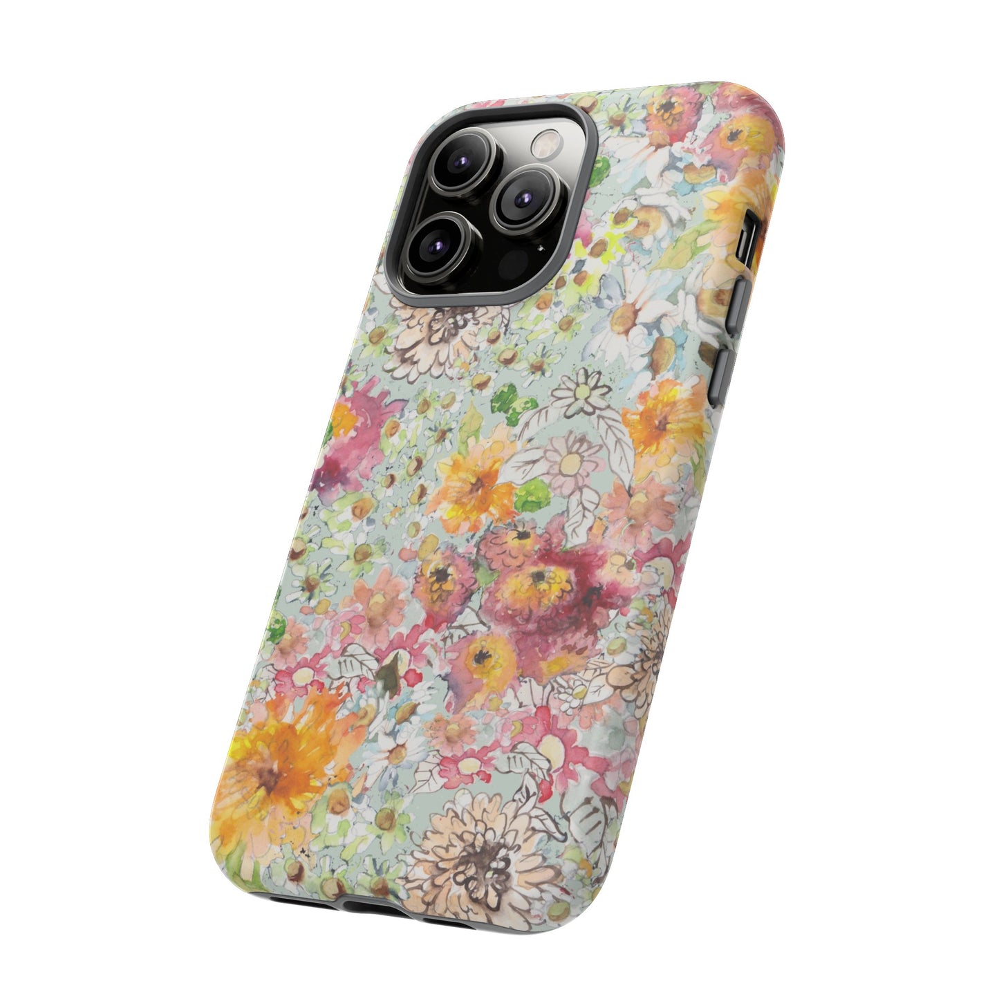 Farmhouse Floral Tough Cases for iPhone