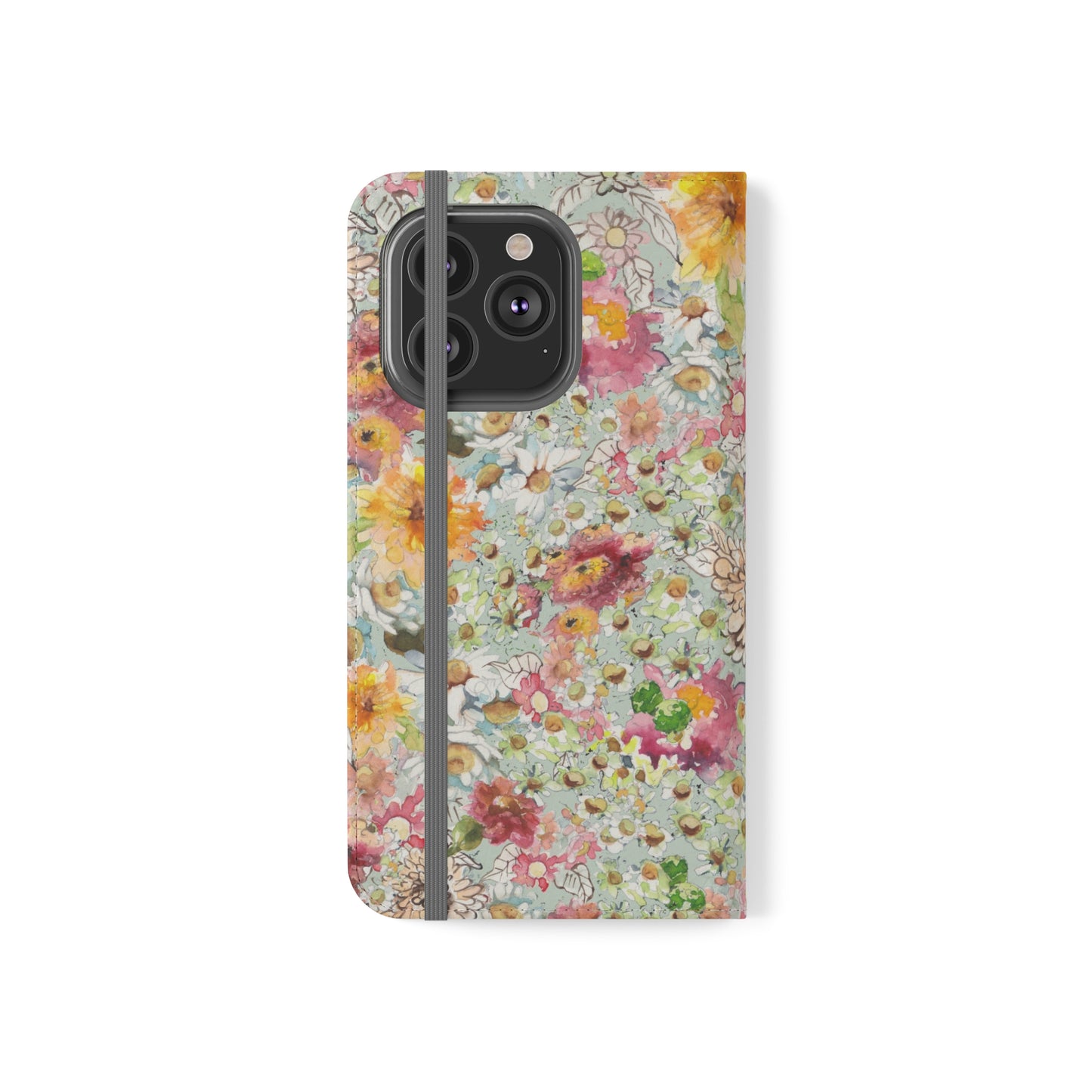 Farmhouse Floral Flip Cases for iPhone