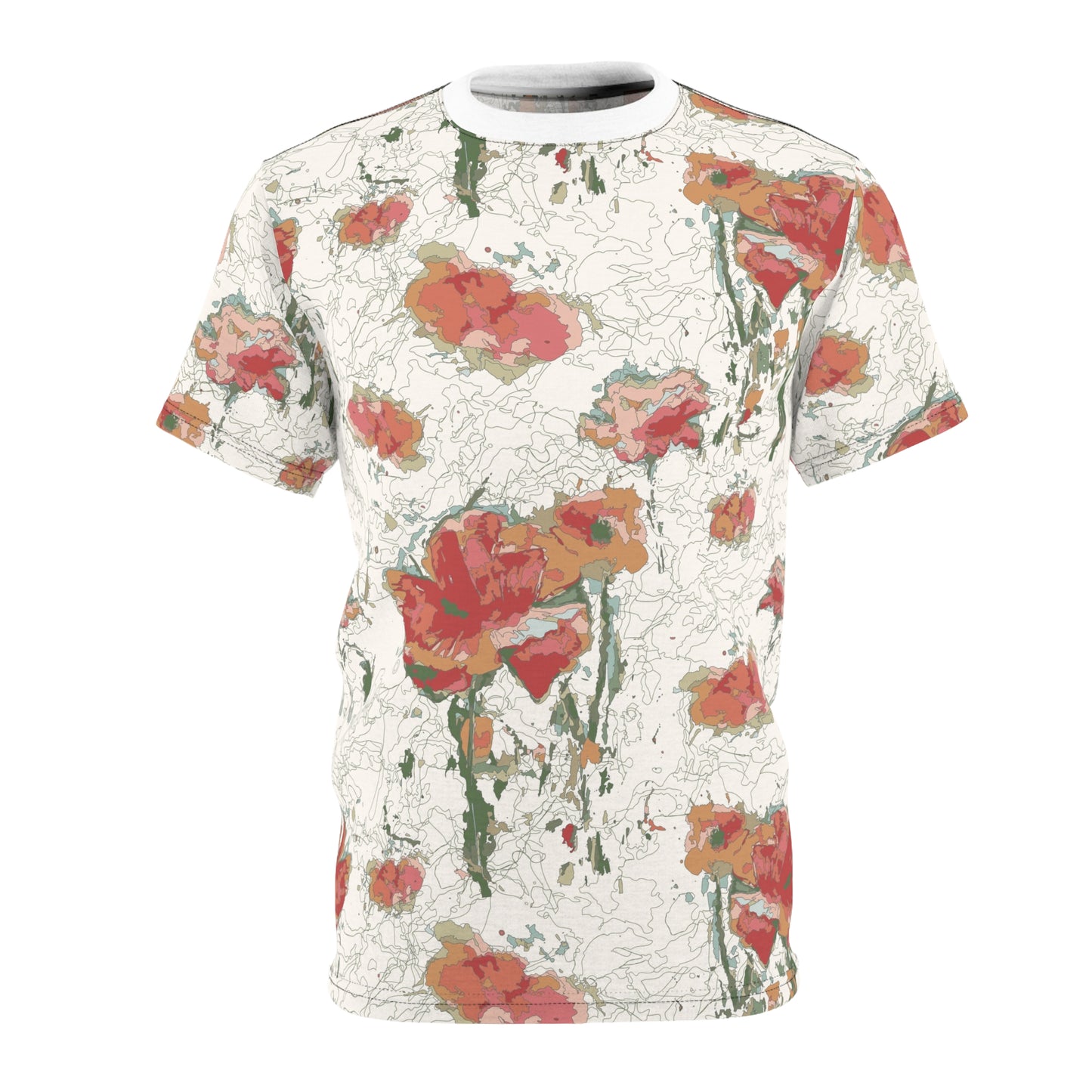 Orange Poppies Tee