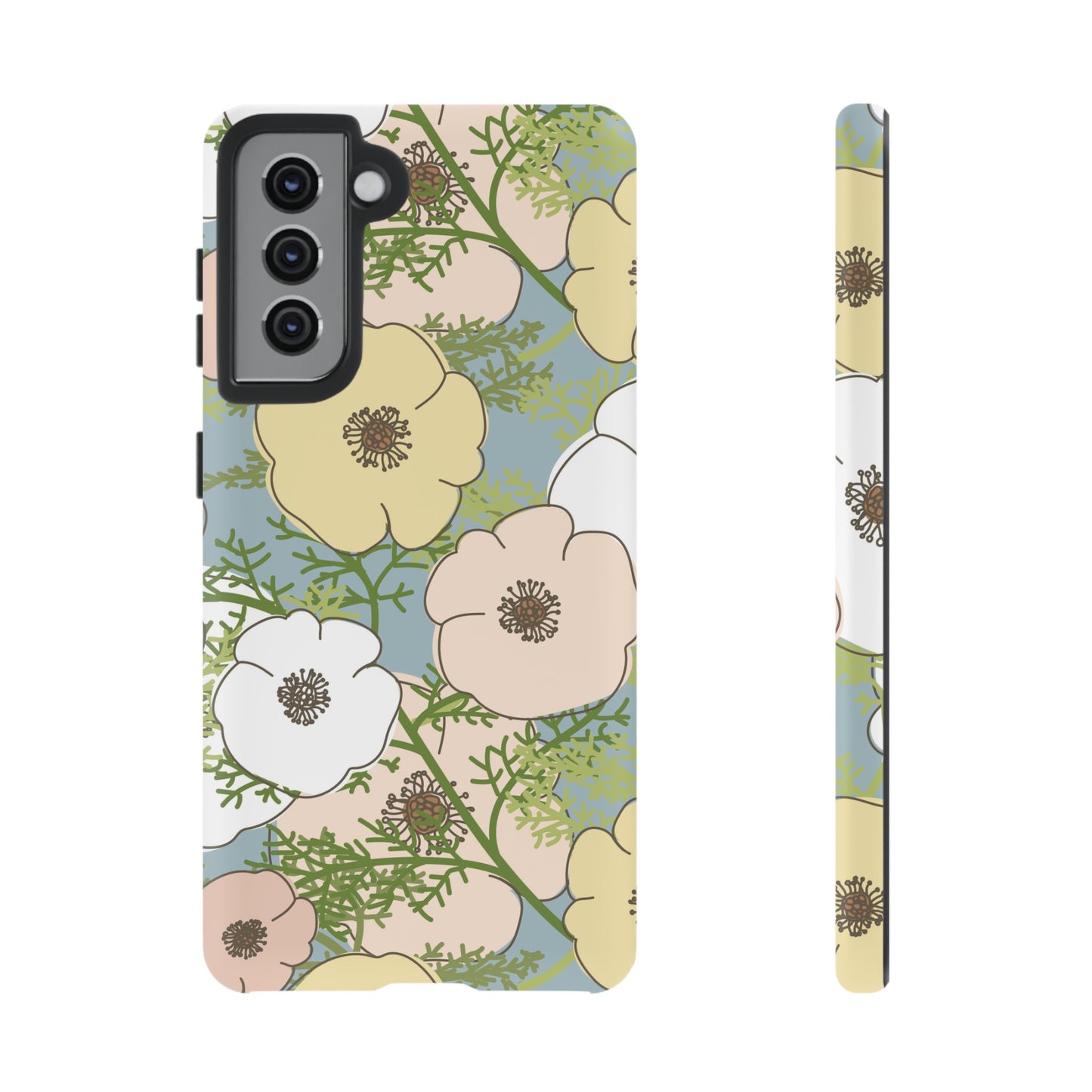 Playful Poppies Tough Cases for Samsung