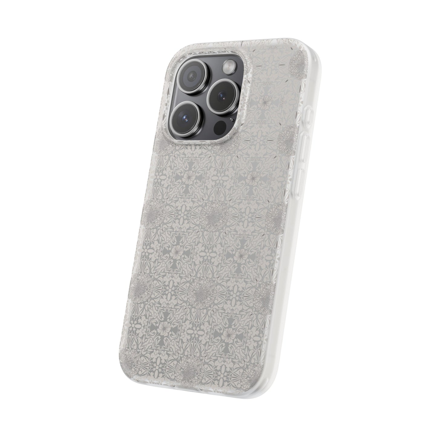 New Nouveau in Gray Flexi Cases for iPhone