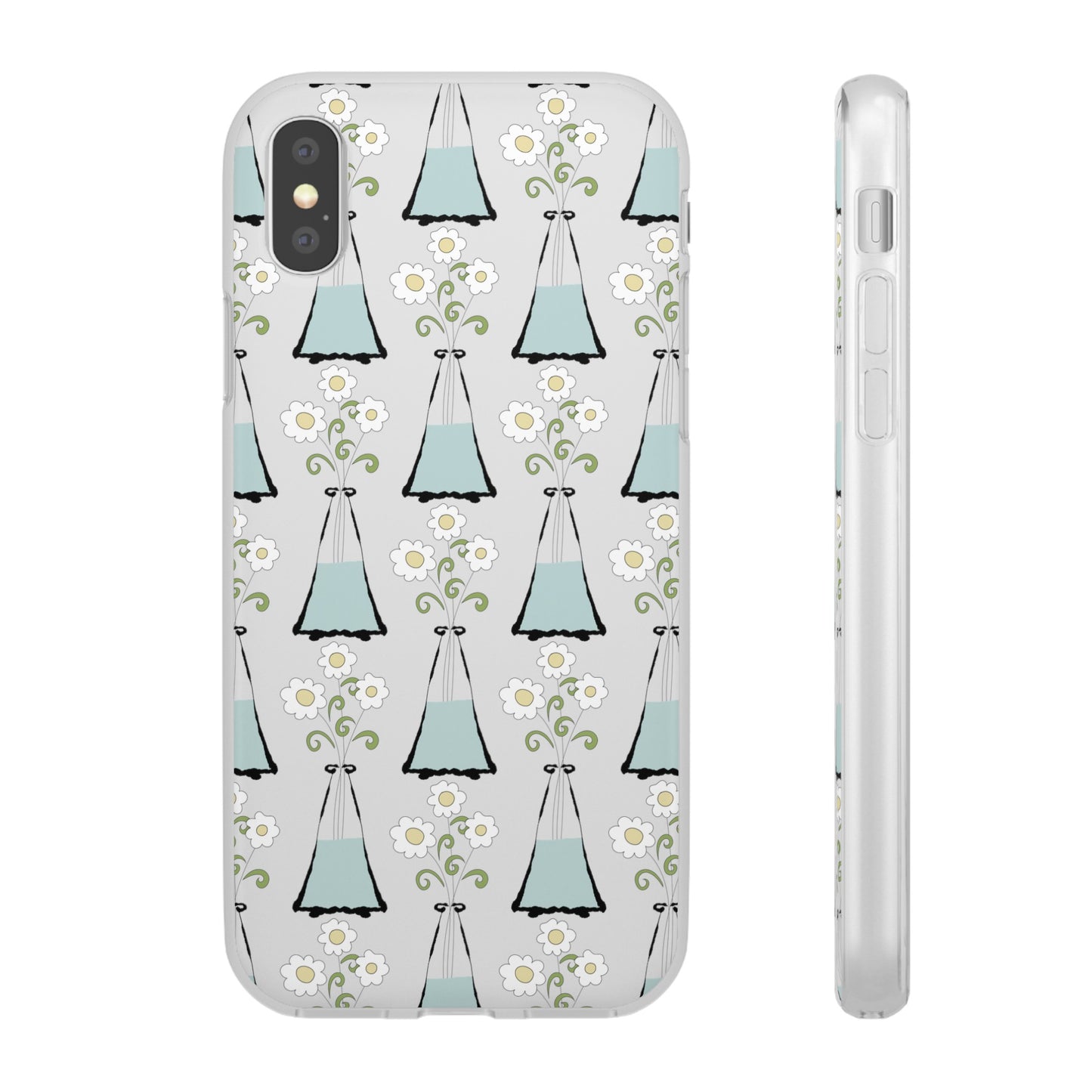 Daisies in a vase Flexi Cases for iPhone