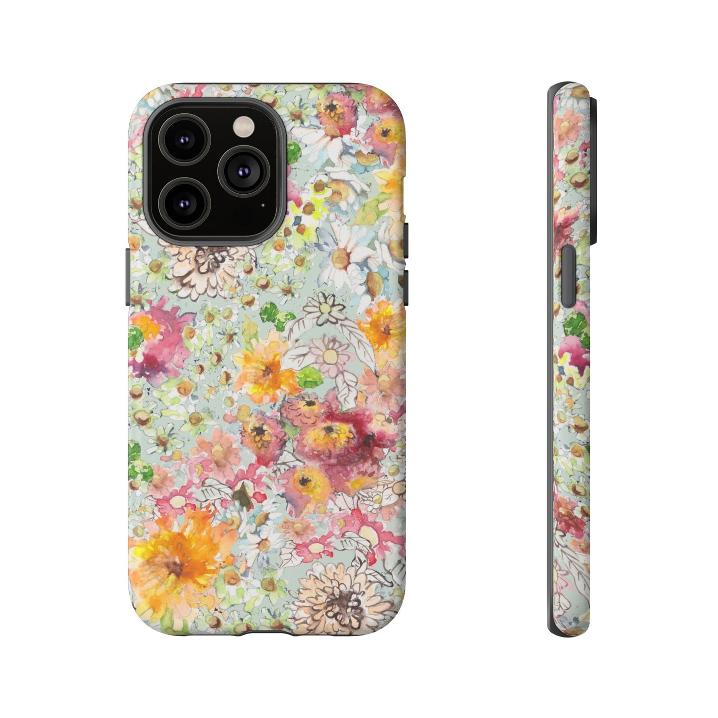 Farmhouse Floral Tough Cases for iPhone