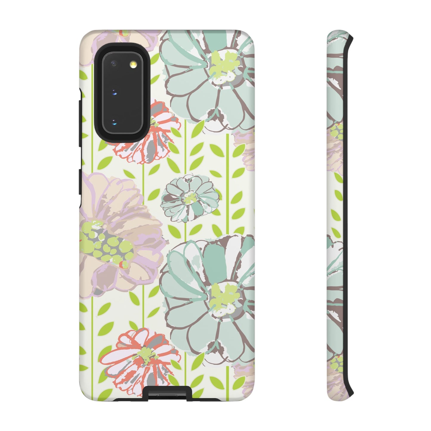 Soft Watercolor Floral Tough Cases for Samsung