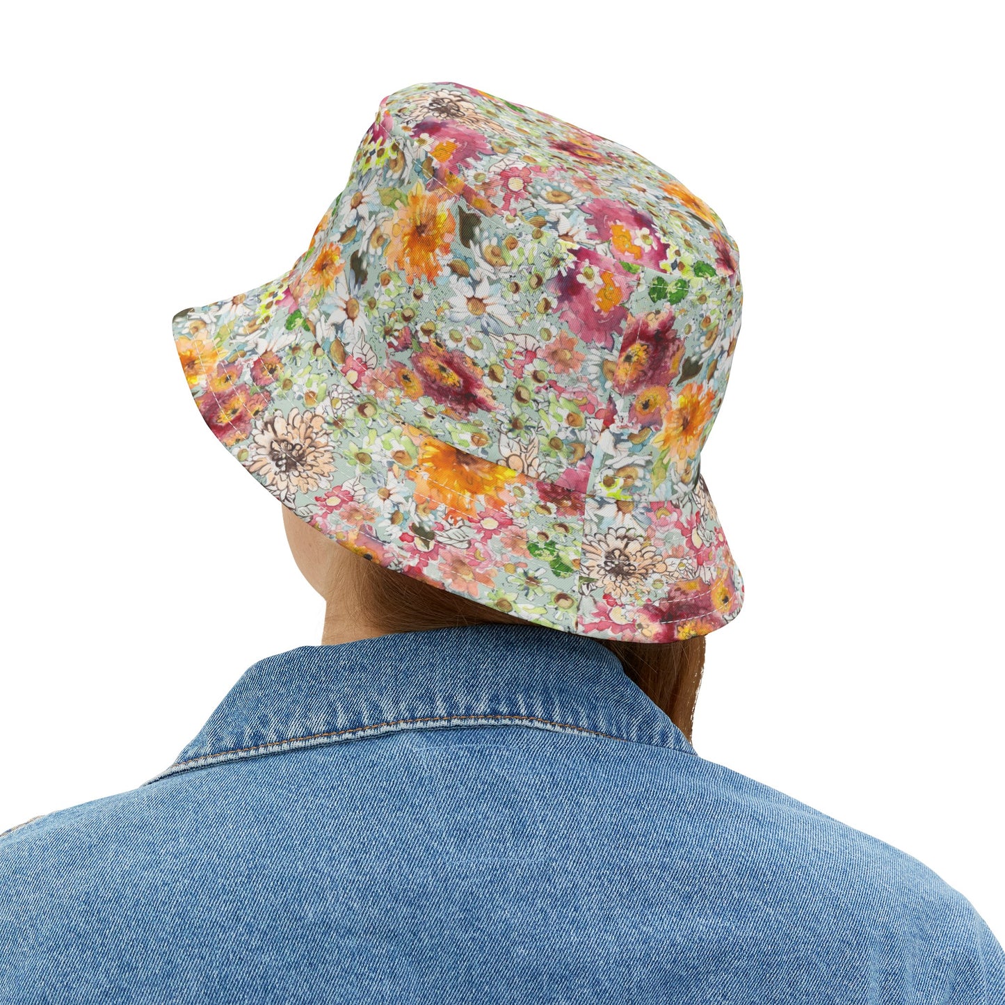 Farmhouse Floral Bucket Hat