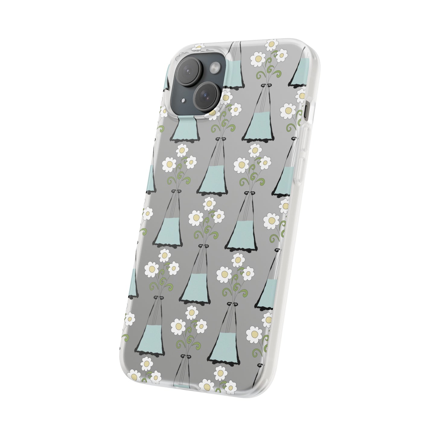 Daisies in a vase Flexi Cases for iPhone