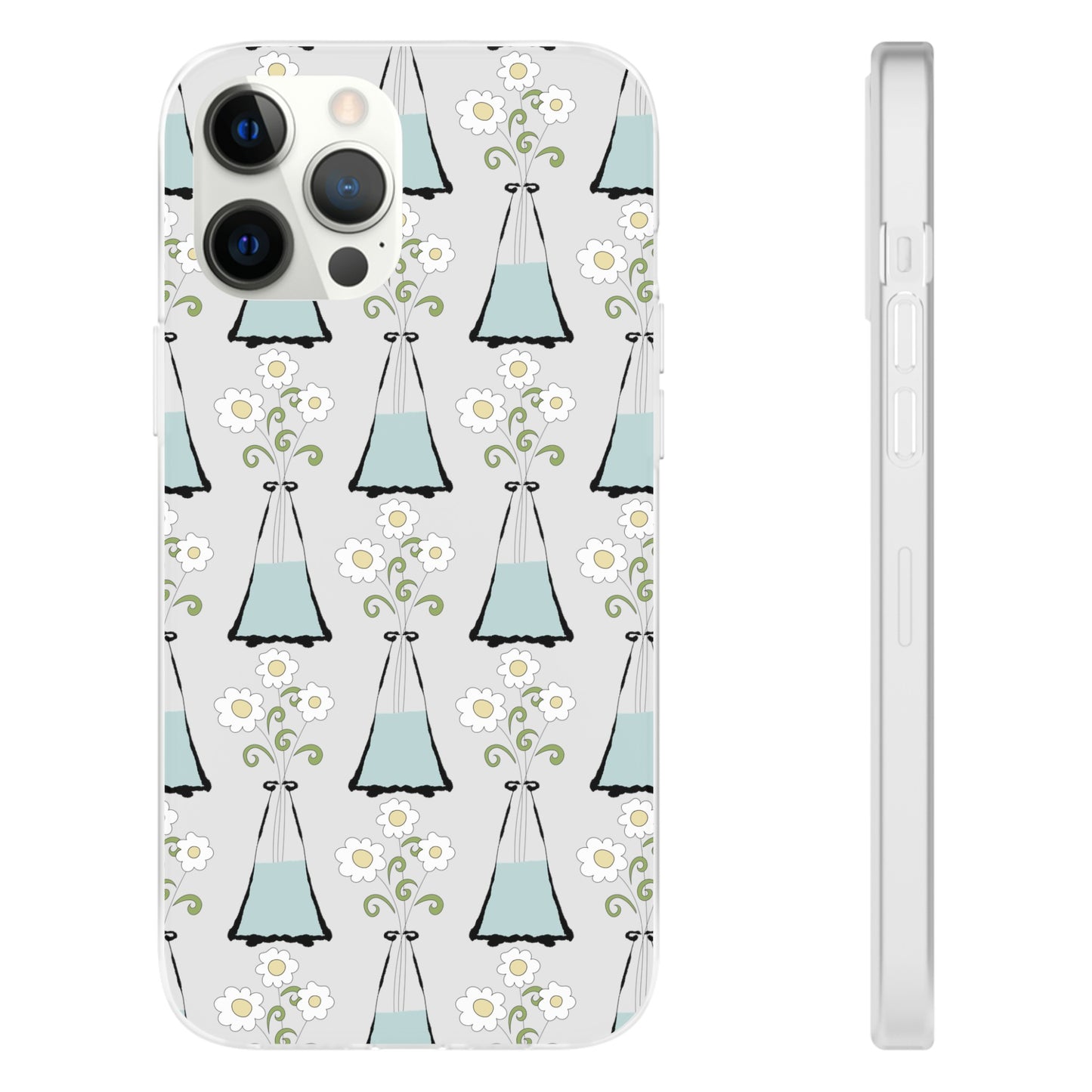 Daisies in a vase Flexi Cases for iPhone