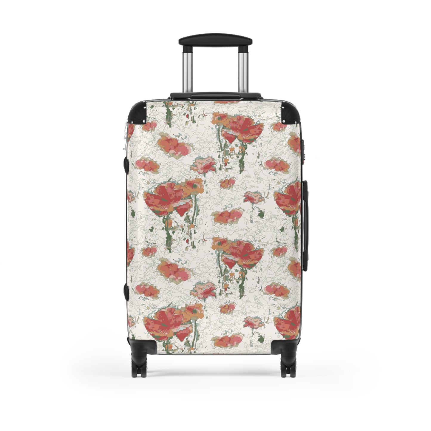 Orange Poppies Suitcase