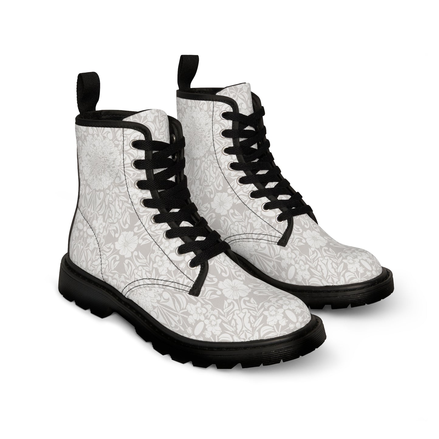 New Nouveau in Gray Women's Canvas Boots