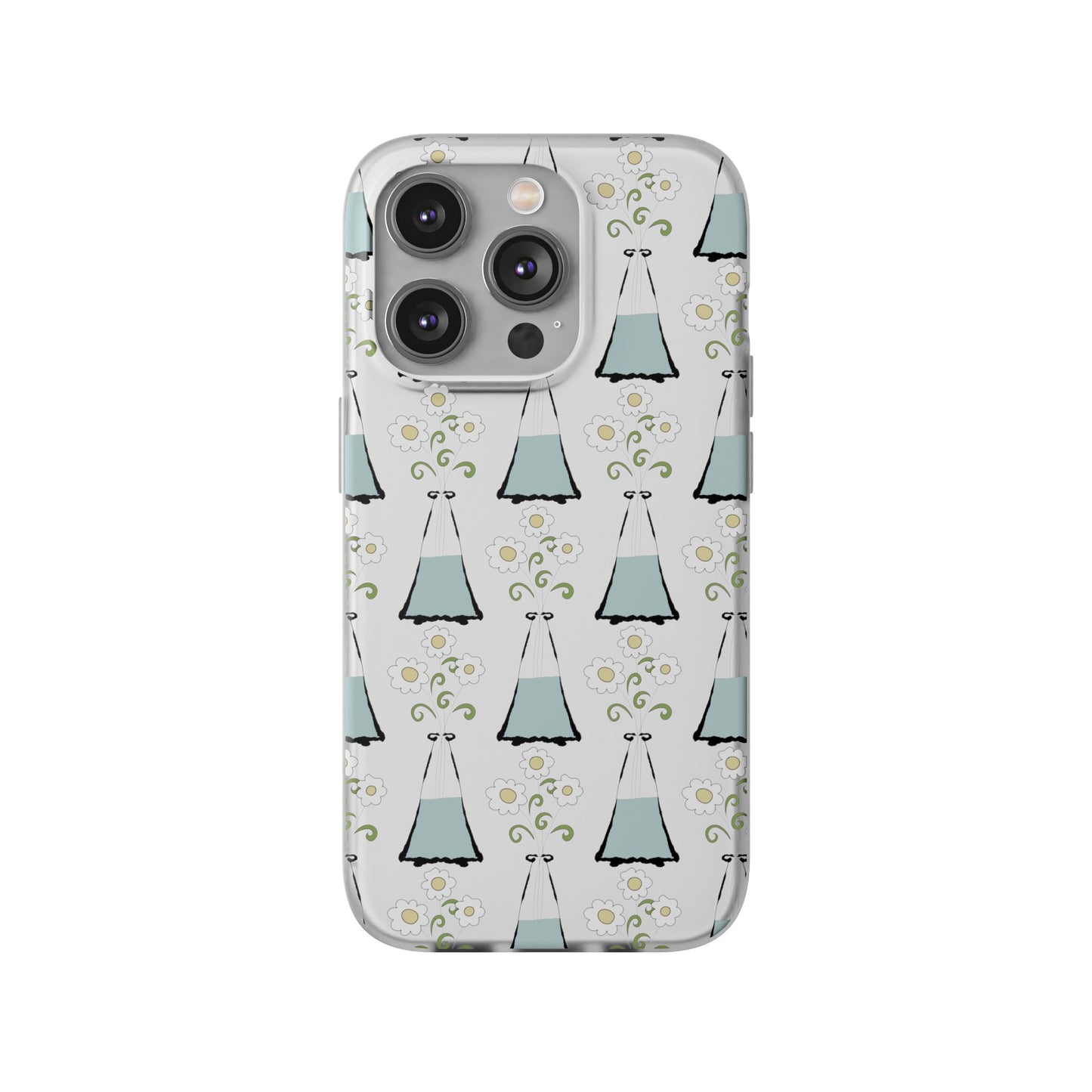 Daisies in a vase Flexi Cases for iPhone