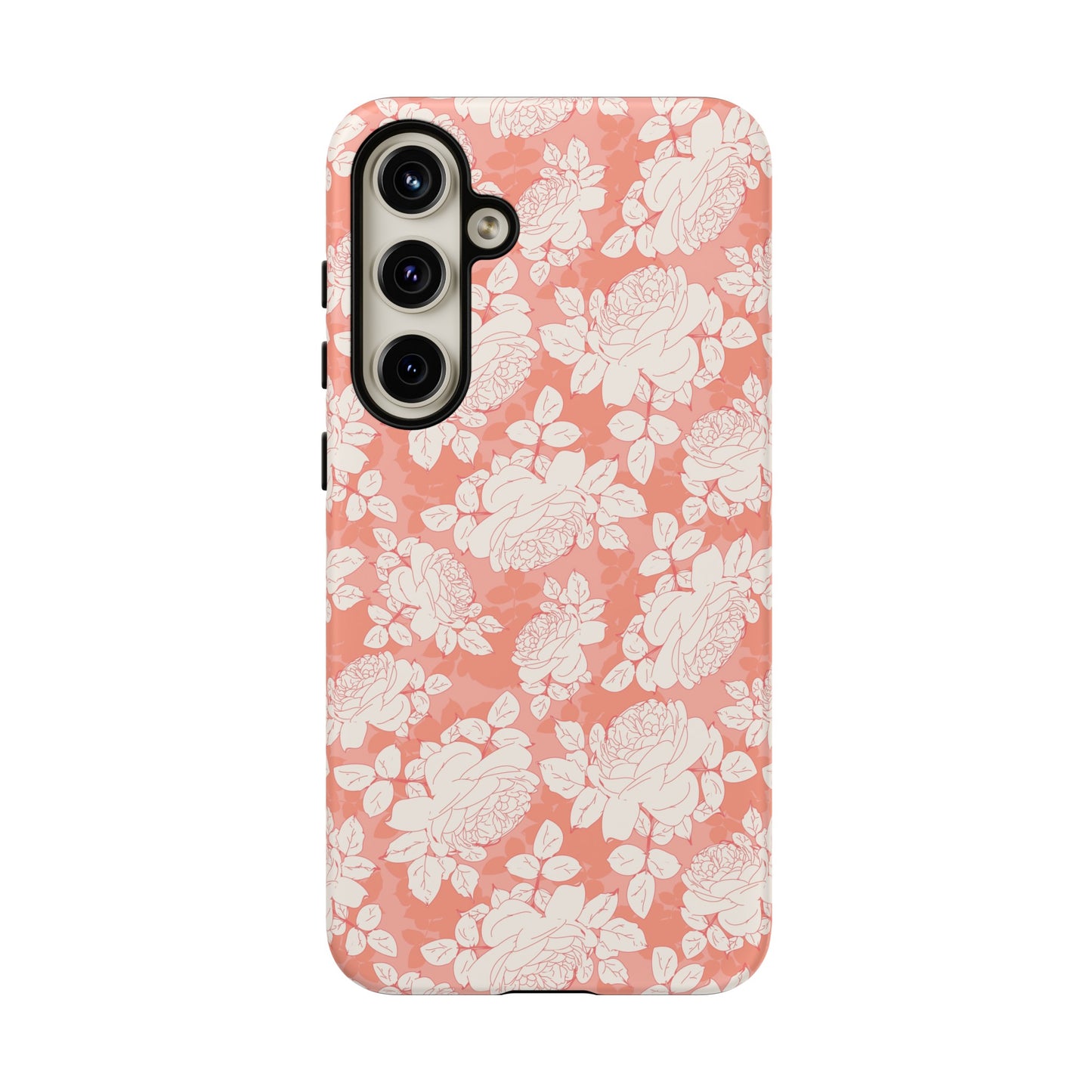 Peach and Cream Roses Tough Cases for Samsung