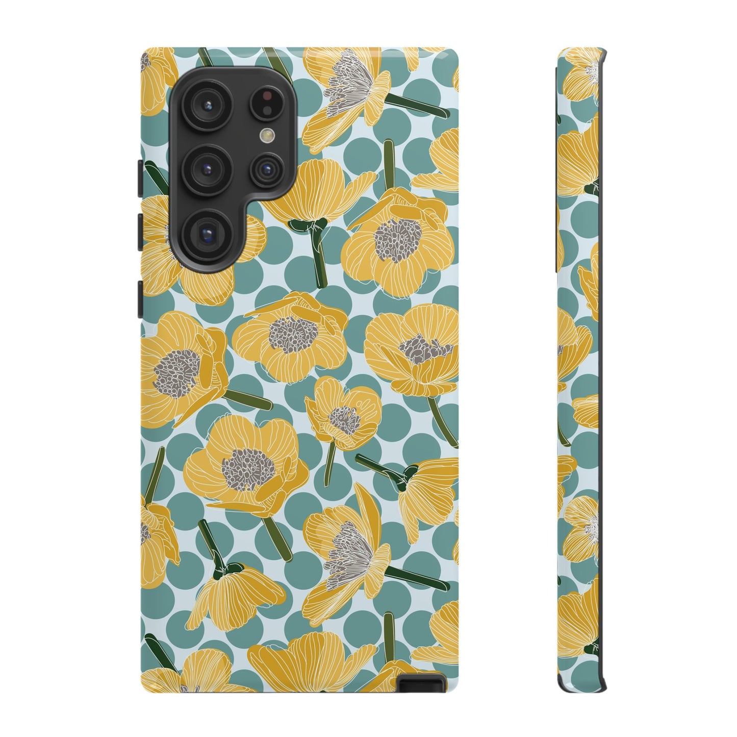 Buttercups and Polka Dots Tough Cases for Samsung