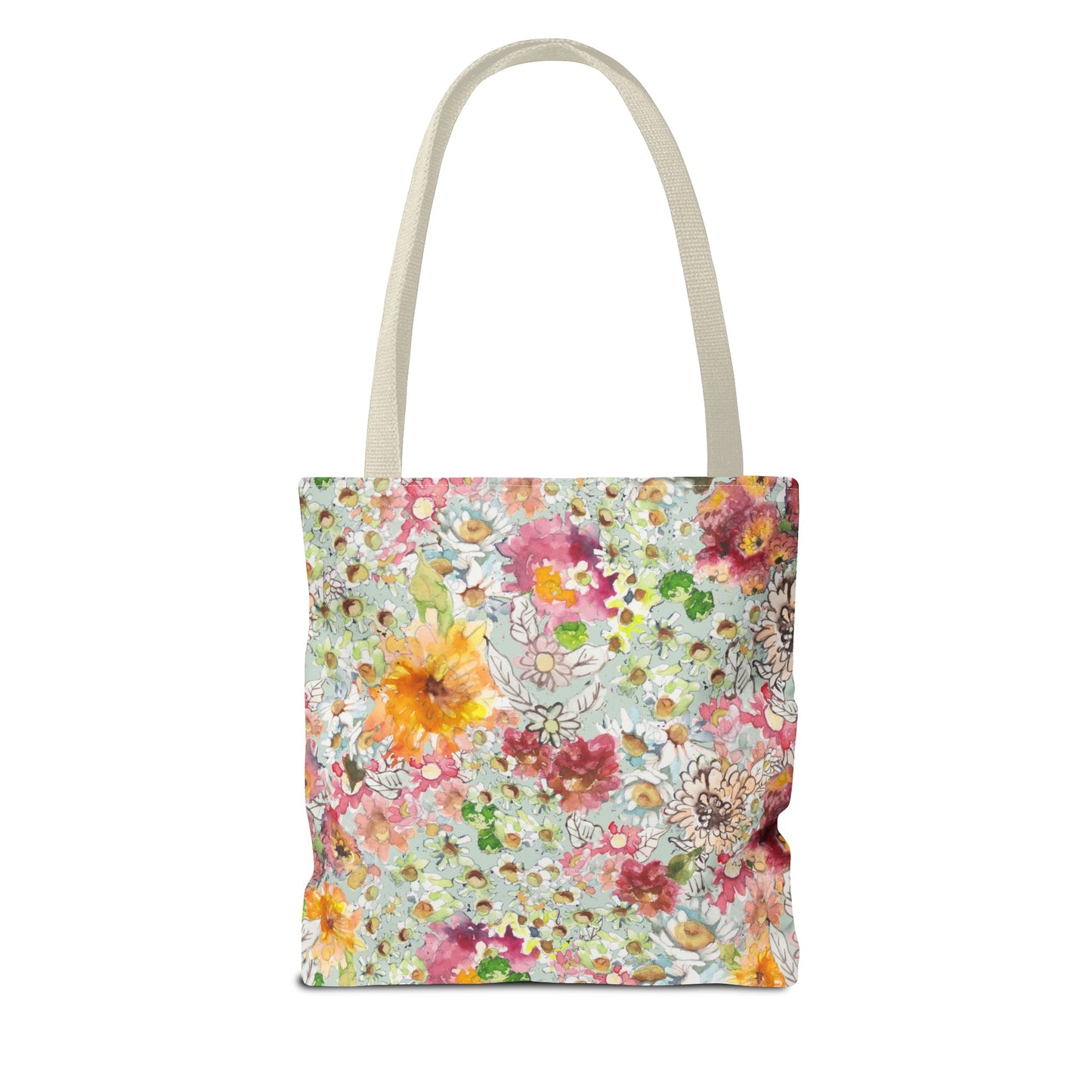 Farmhouse Floral Tote Bag