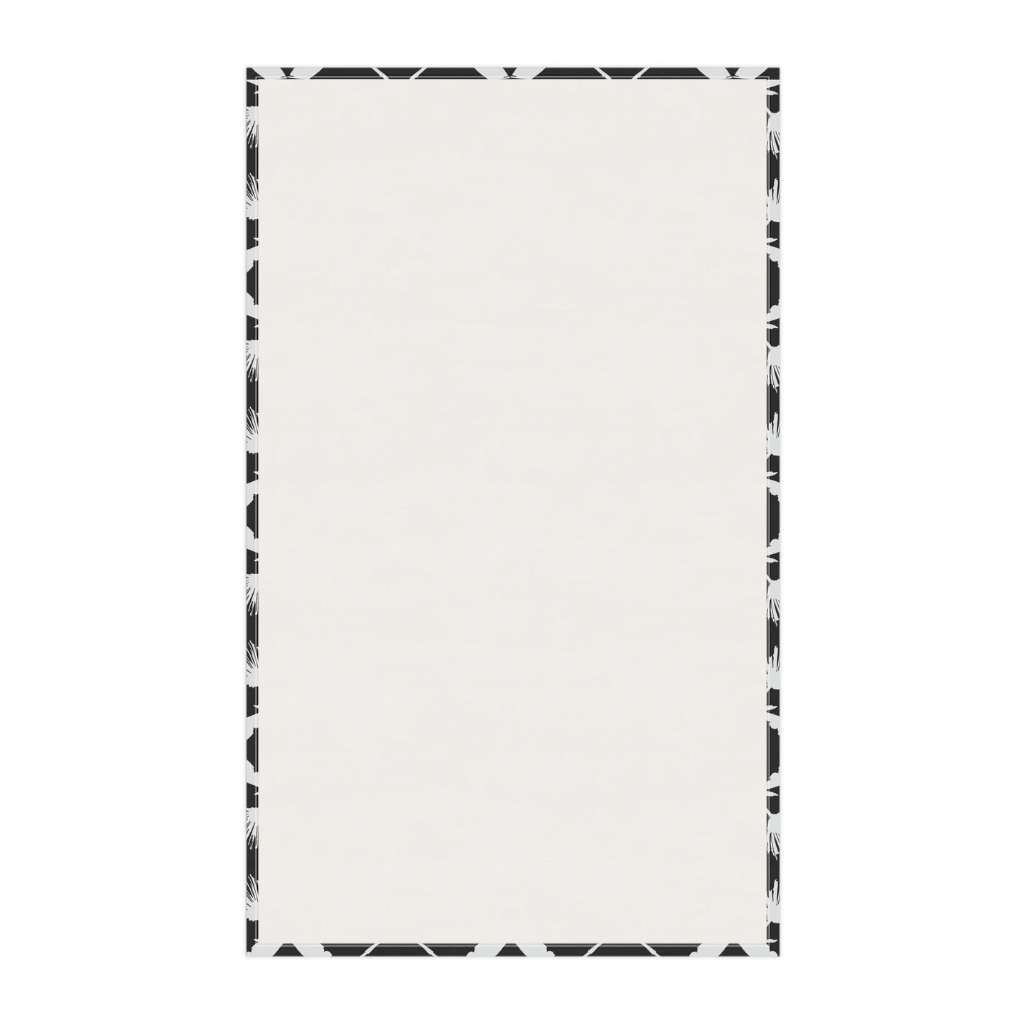 Black and White Floral Kitchen Towel