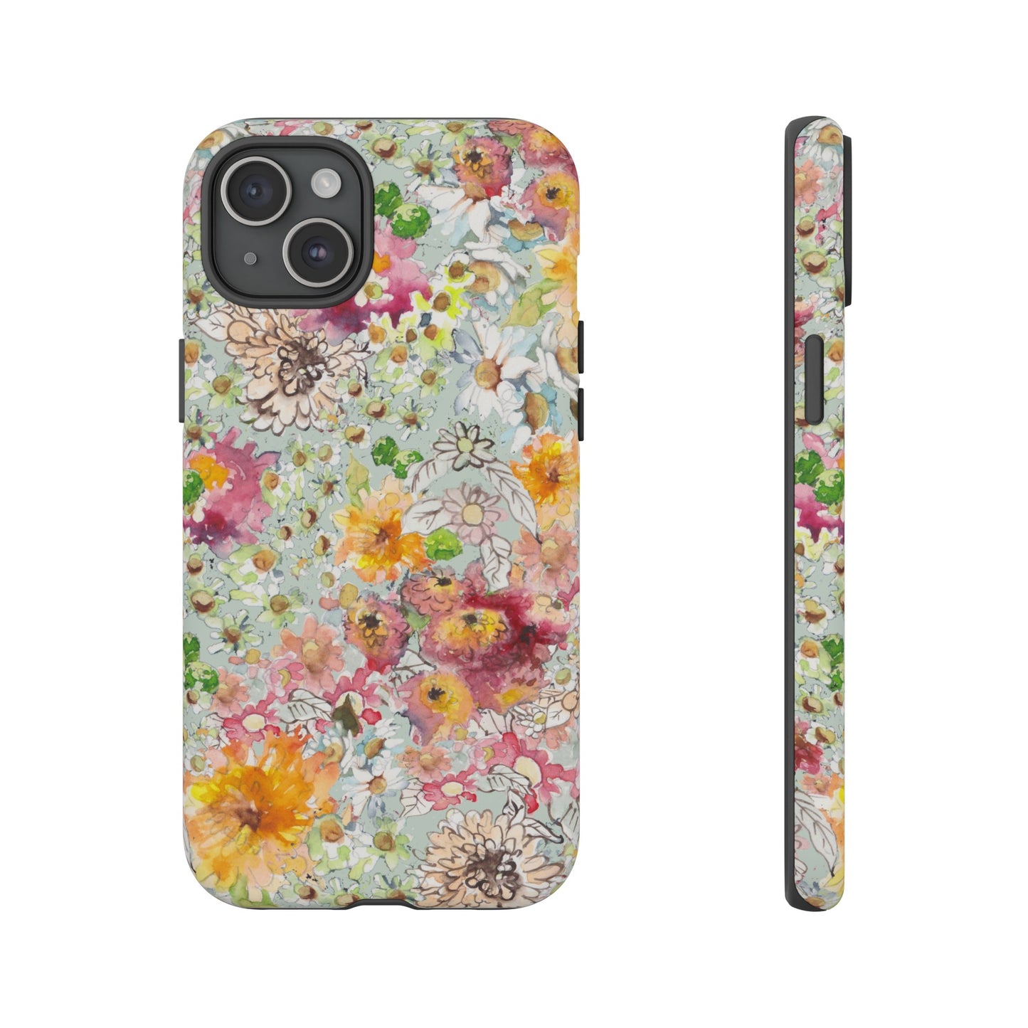 Farmhouse Floral Tough Cases for iPhone