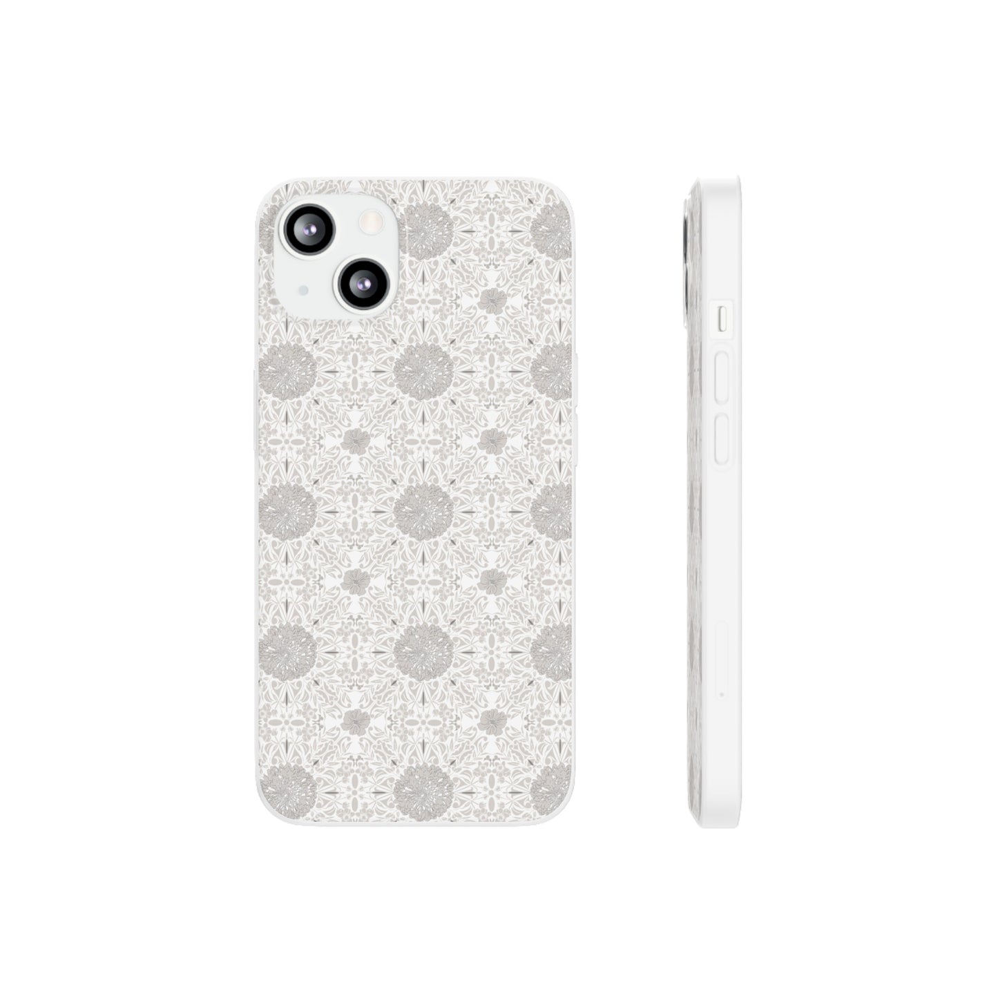 New Nouveau in Gray Flexi Cases for iPhone