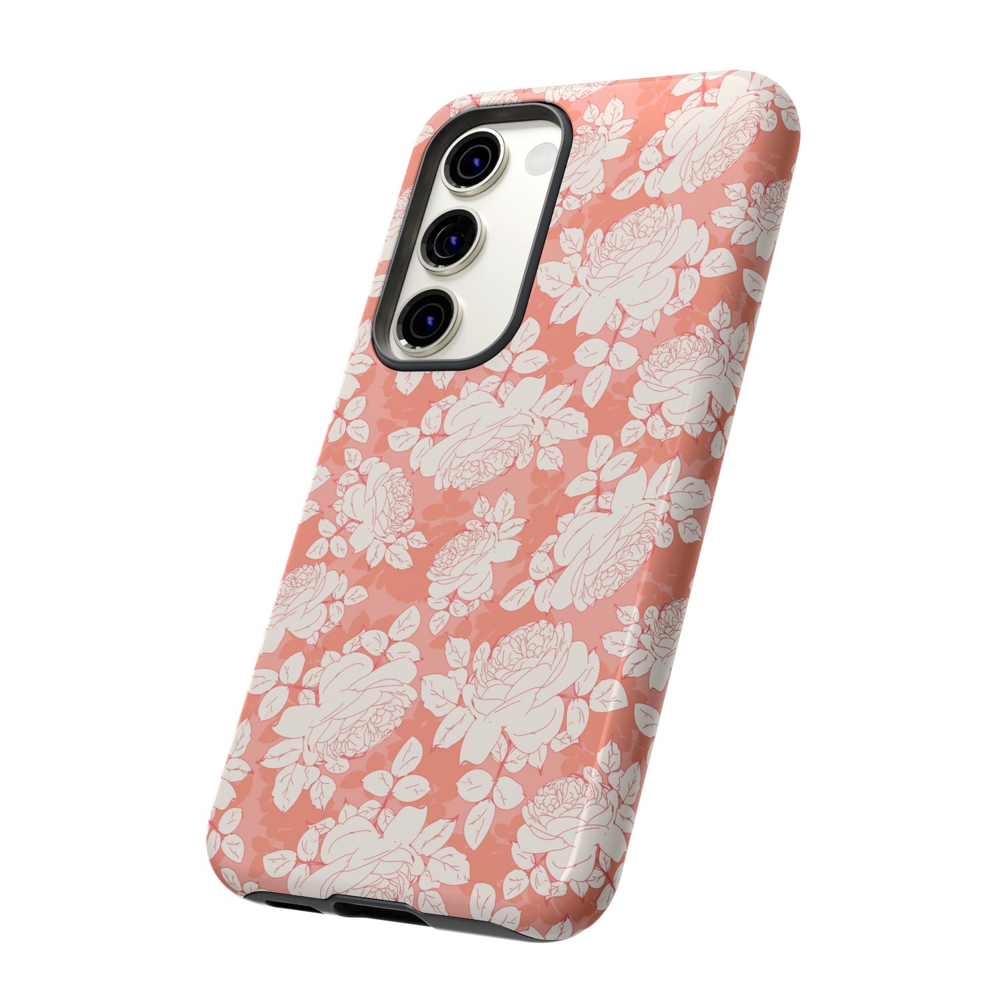 Peach and Cream Roses Tough Cases for Samsung