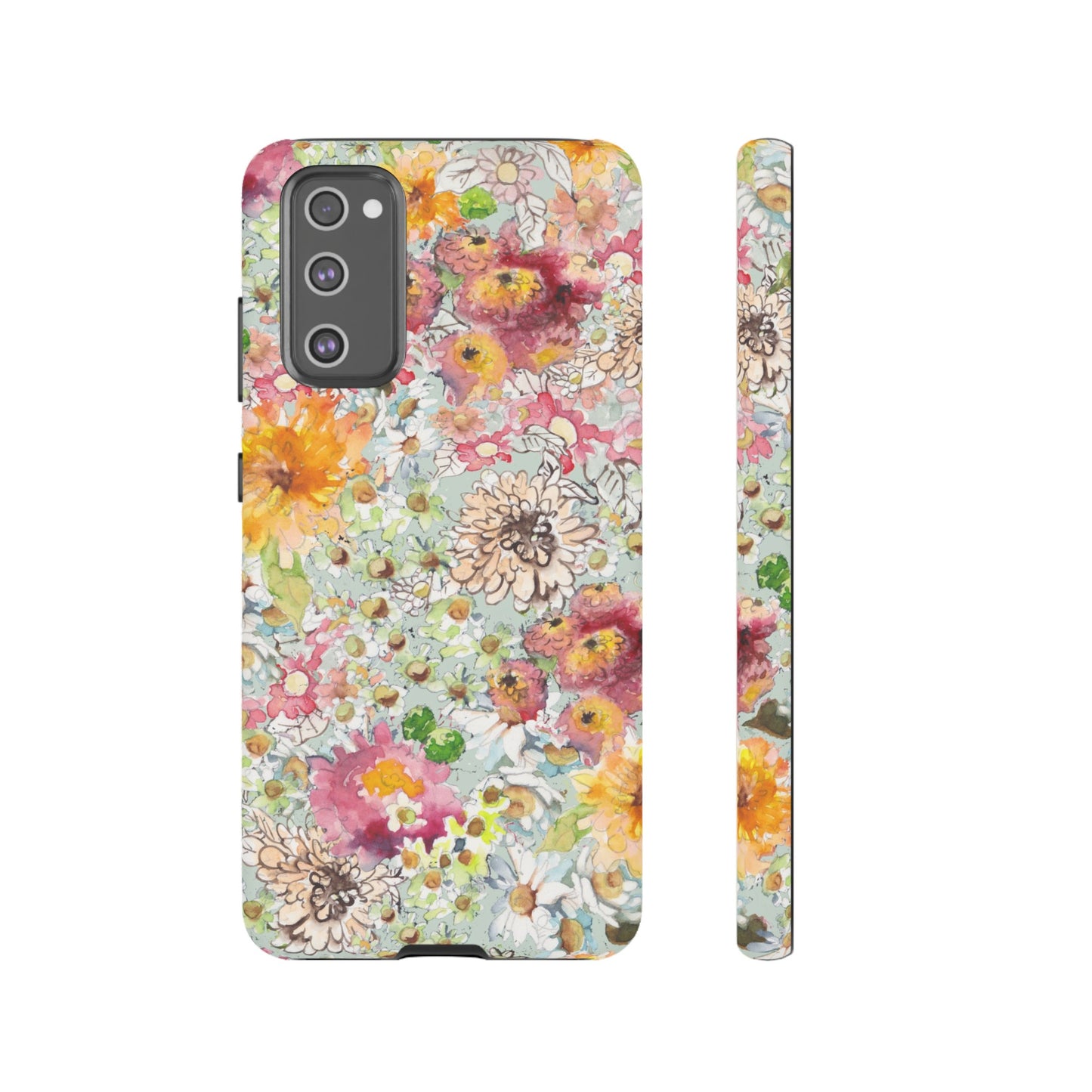 Farmhouse Floral Tough Cases for Samsung