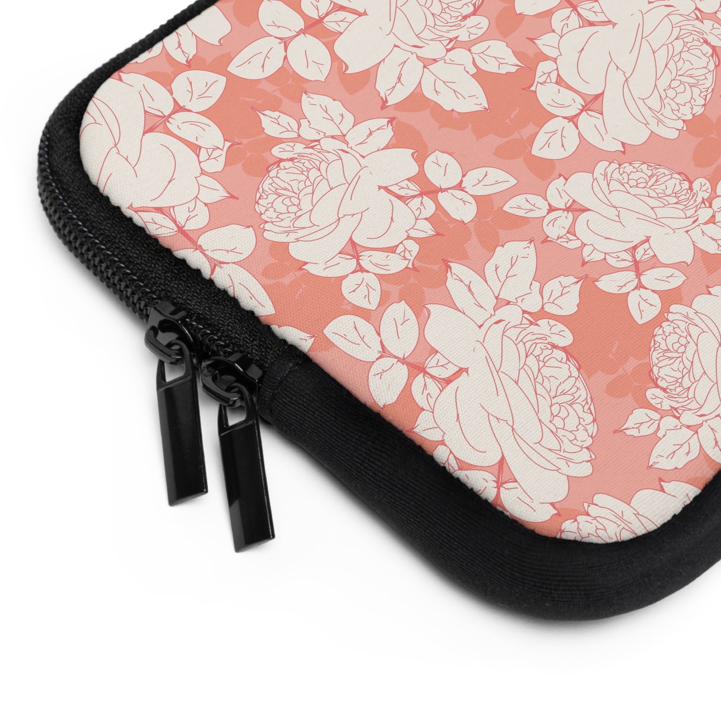 Peach and Cream Roses Laptop Sleeve