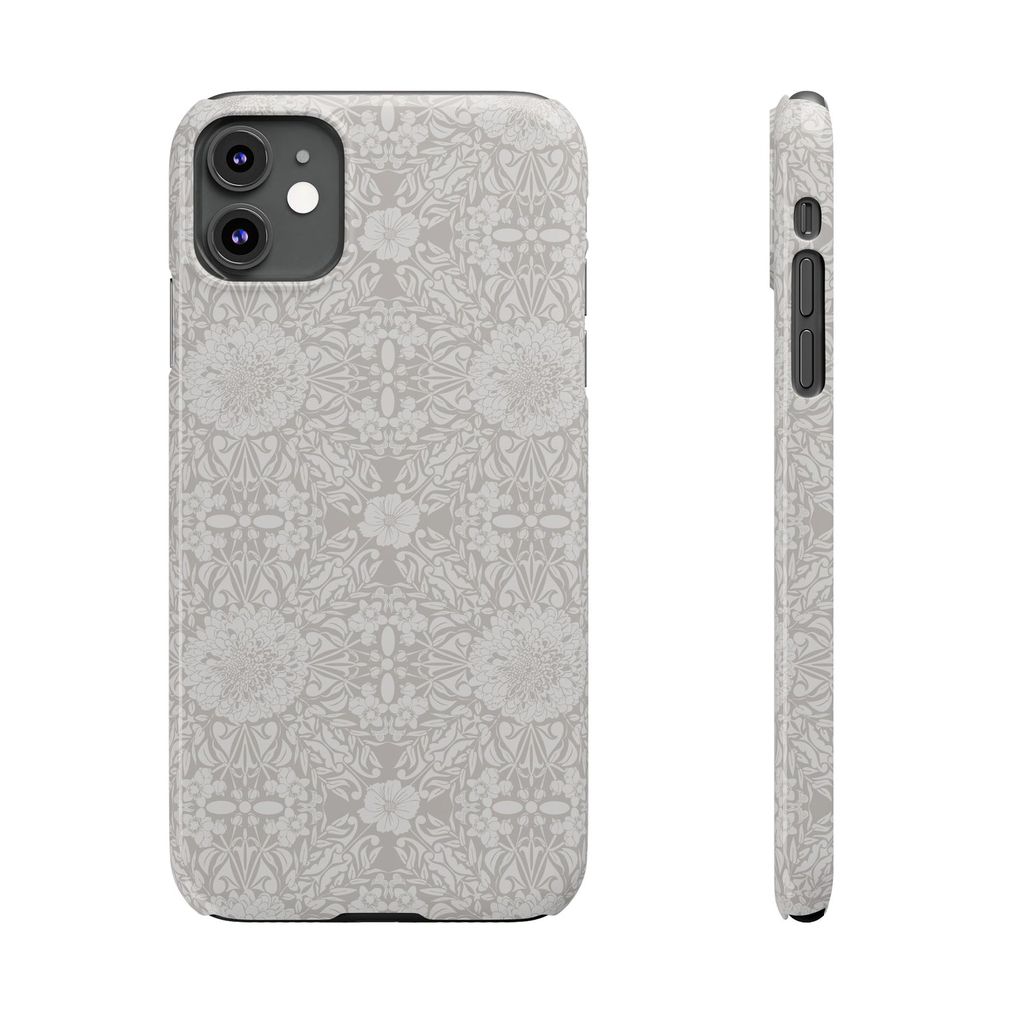 New Nouveau in Gray Slim Phone Cases