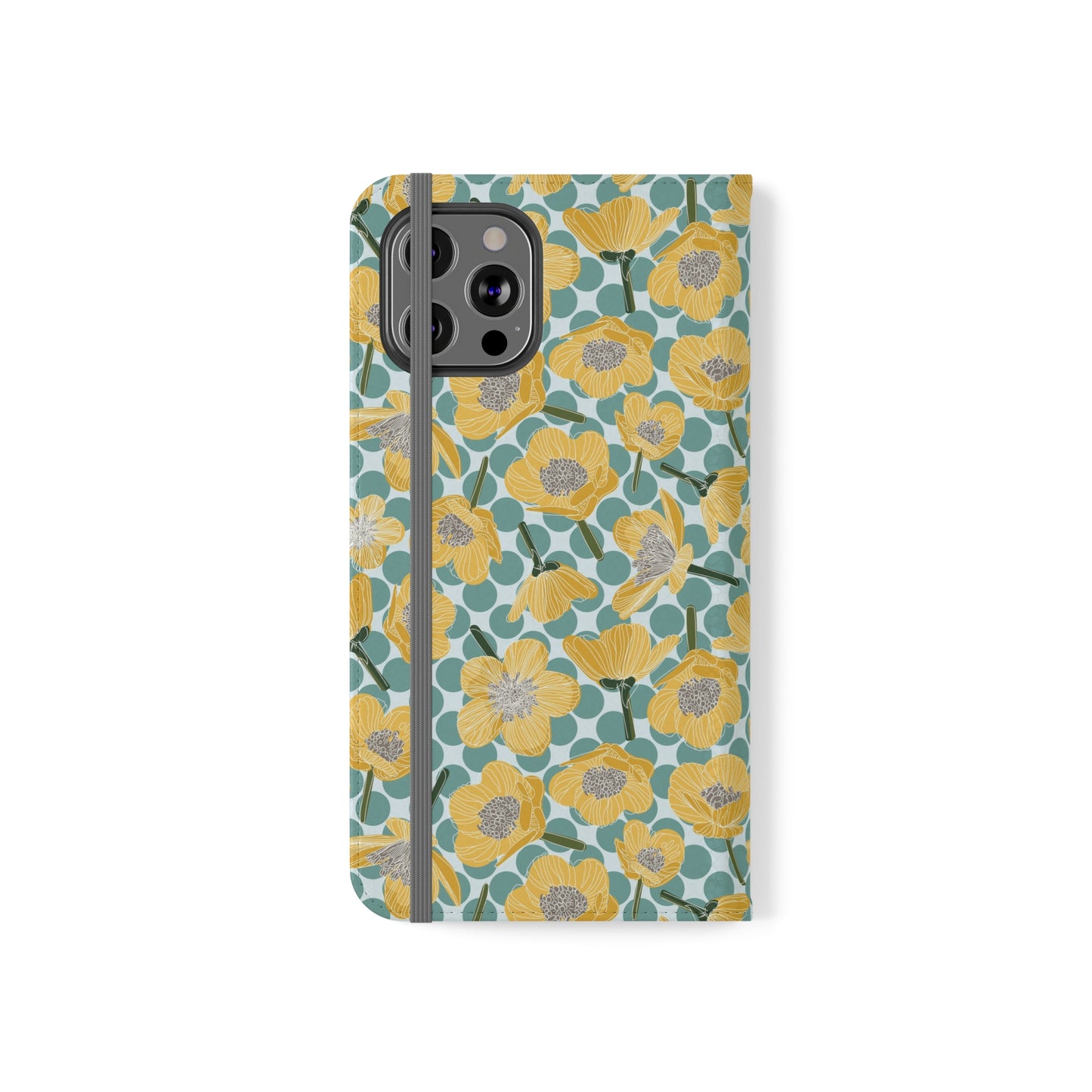 Buttercups and Polka Dots Flip Cases for iPhone