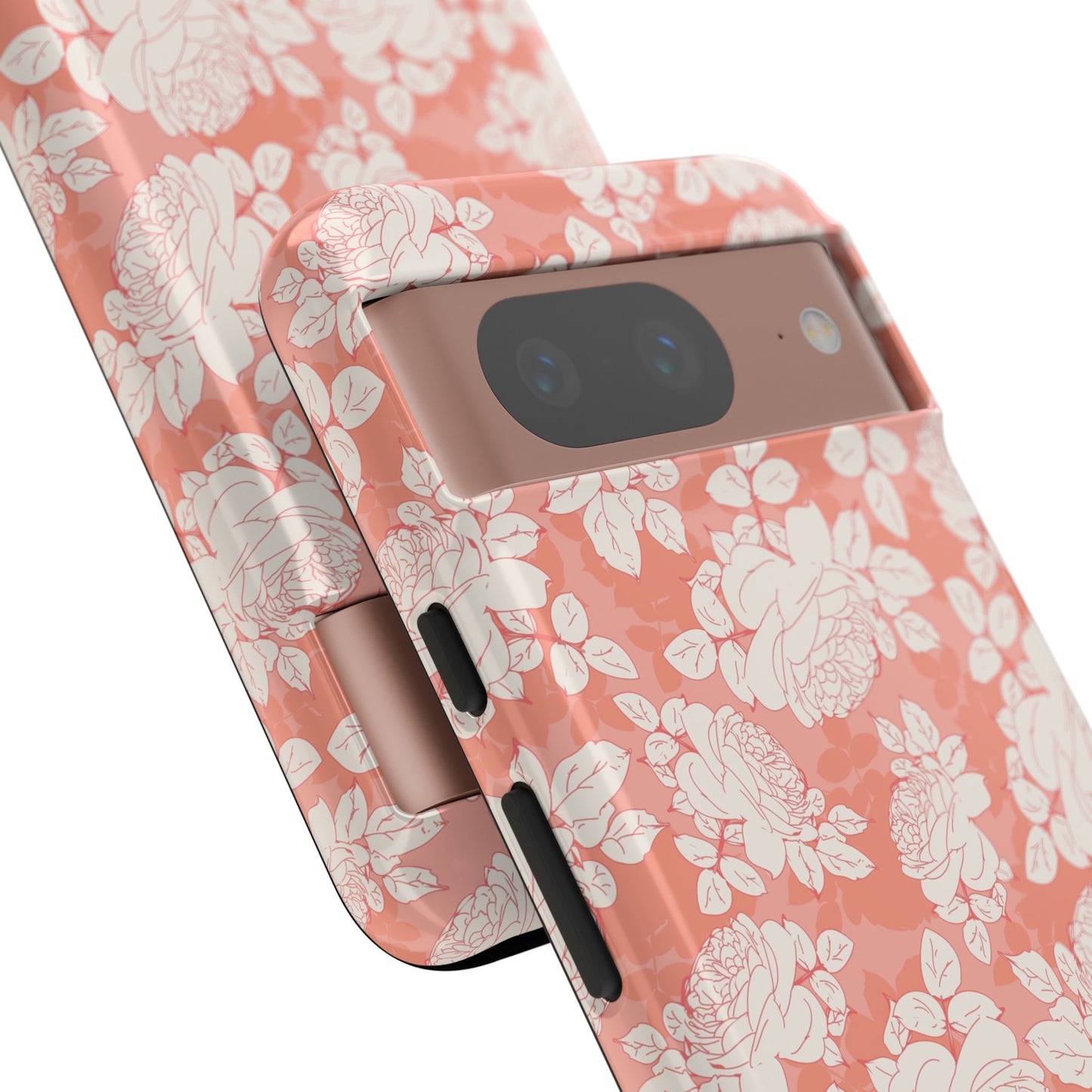 Peach and Cream Roses Tough Cases for Google Pixel