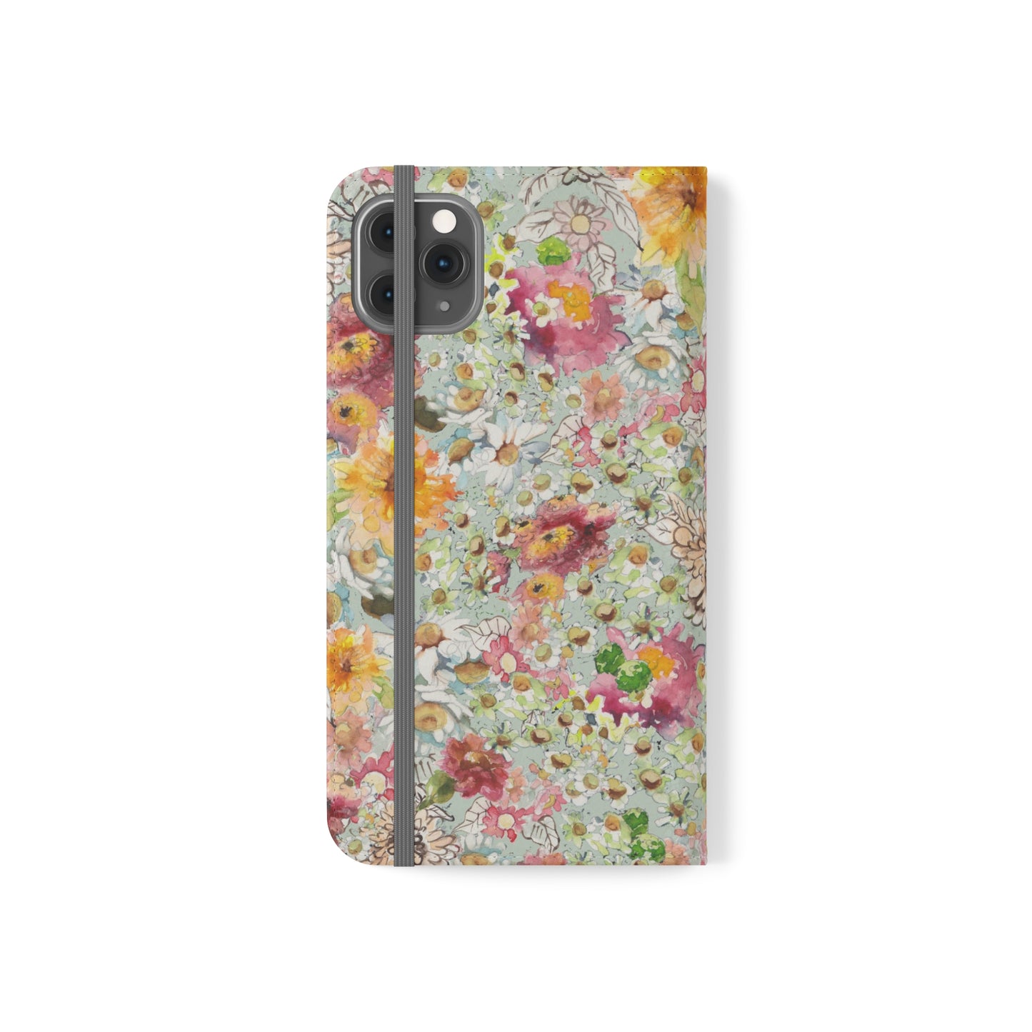 Farmhouse Floral Flip Cases for iPhone