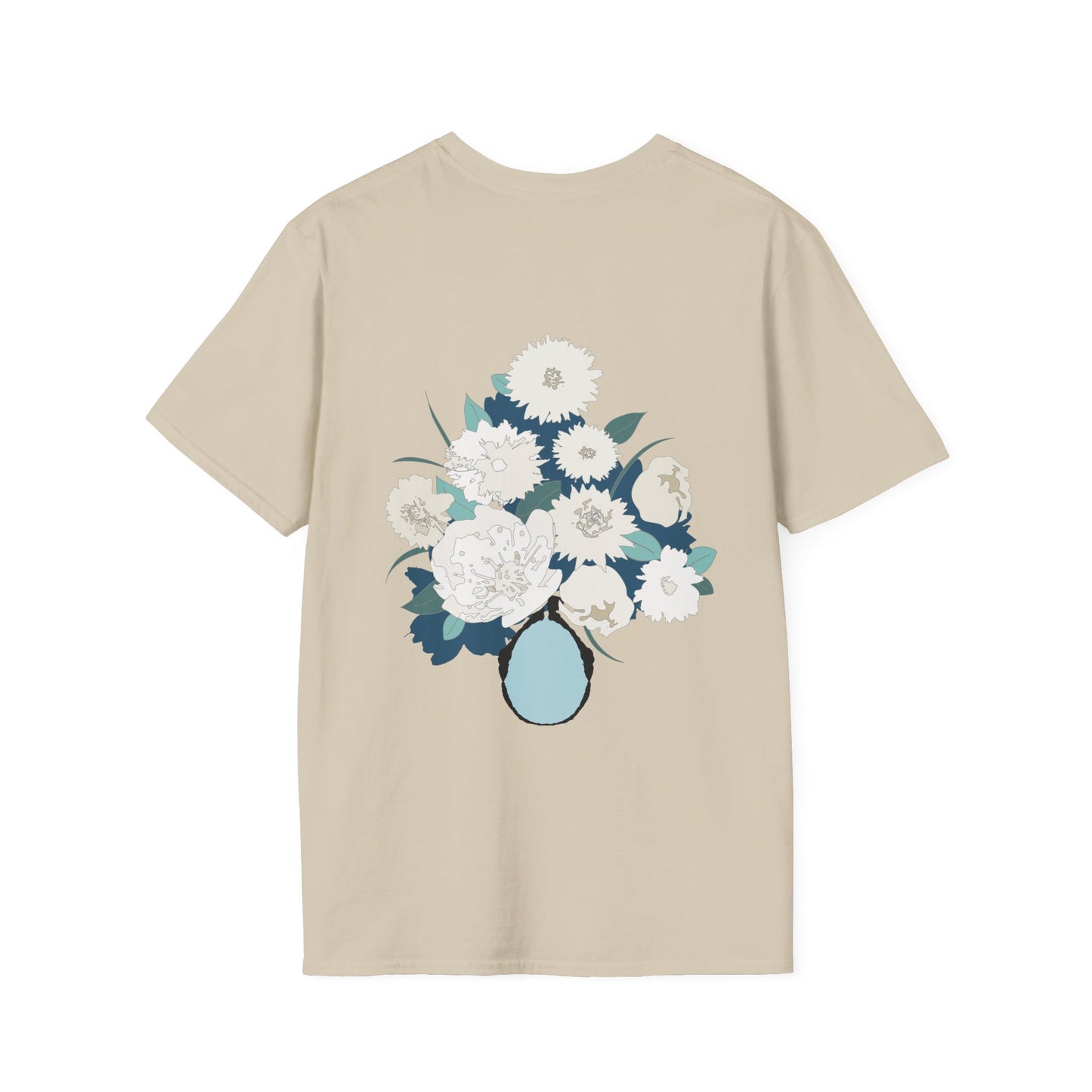 White Flowers Softstyle T-Shirt