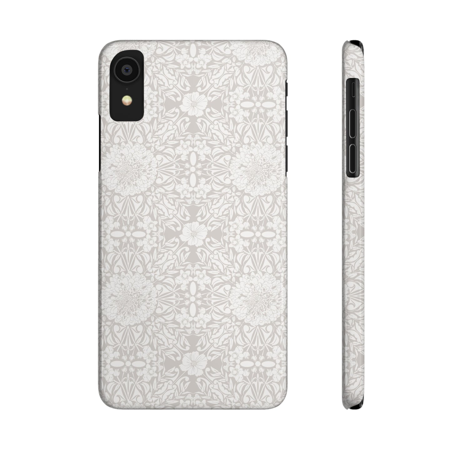 New Nouveau in Gray Slim Phone Cases