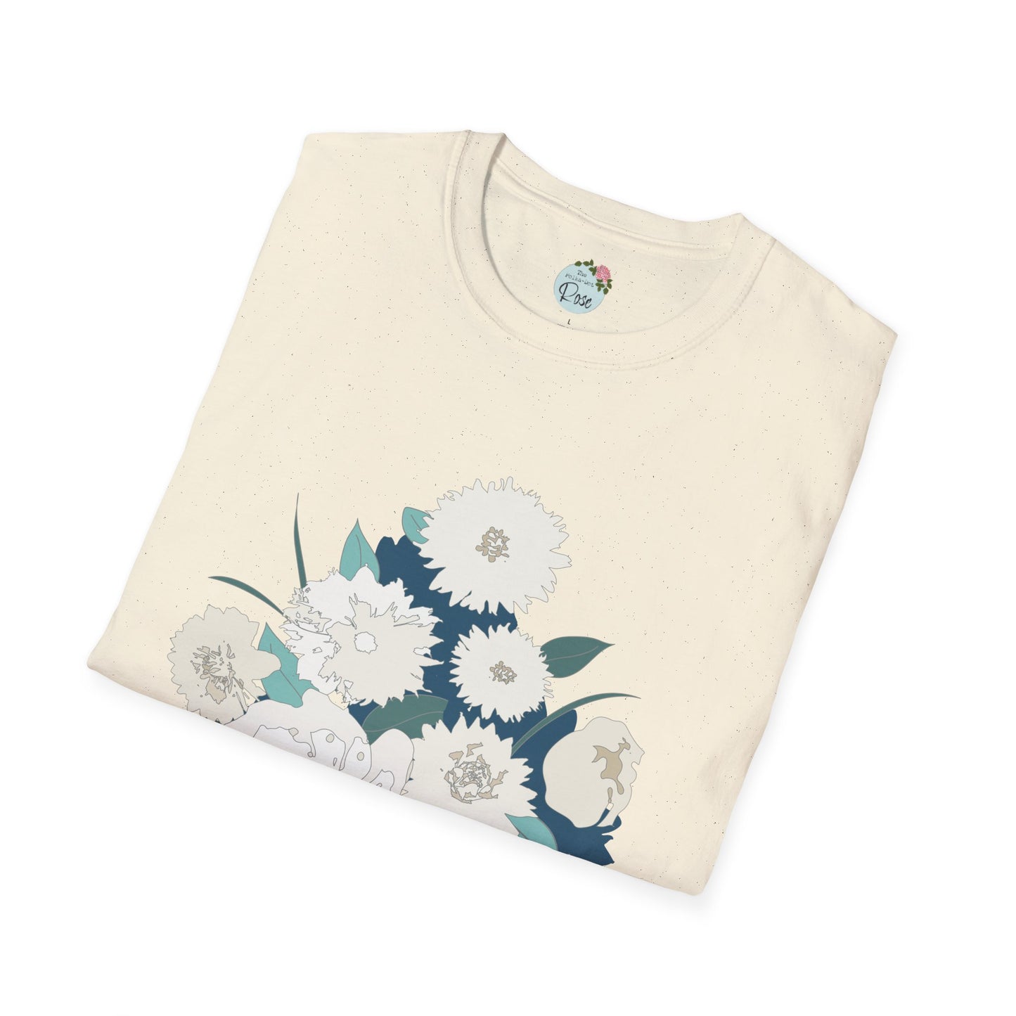 White Flowers Softstyle T-Shirt