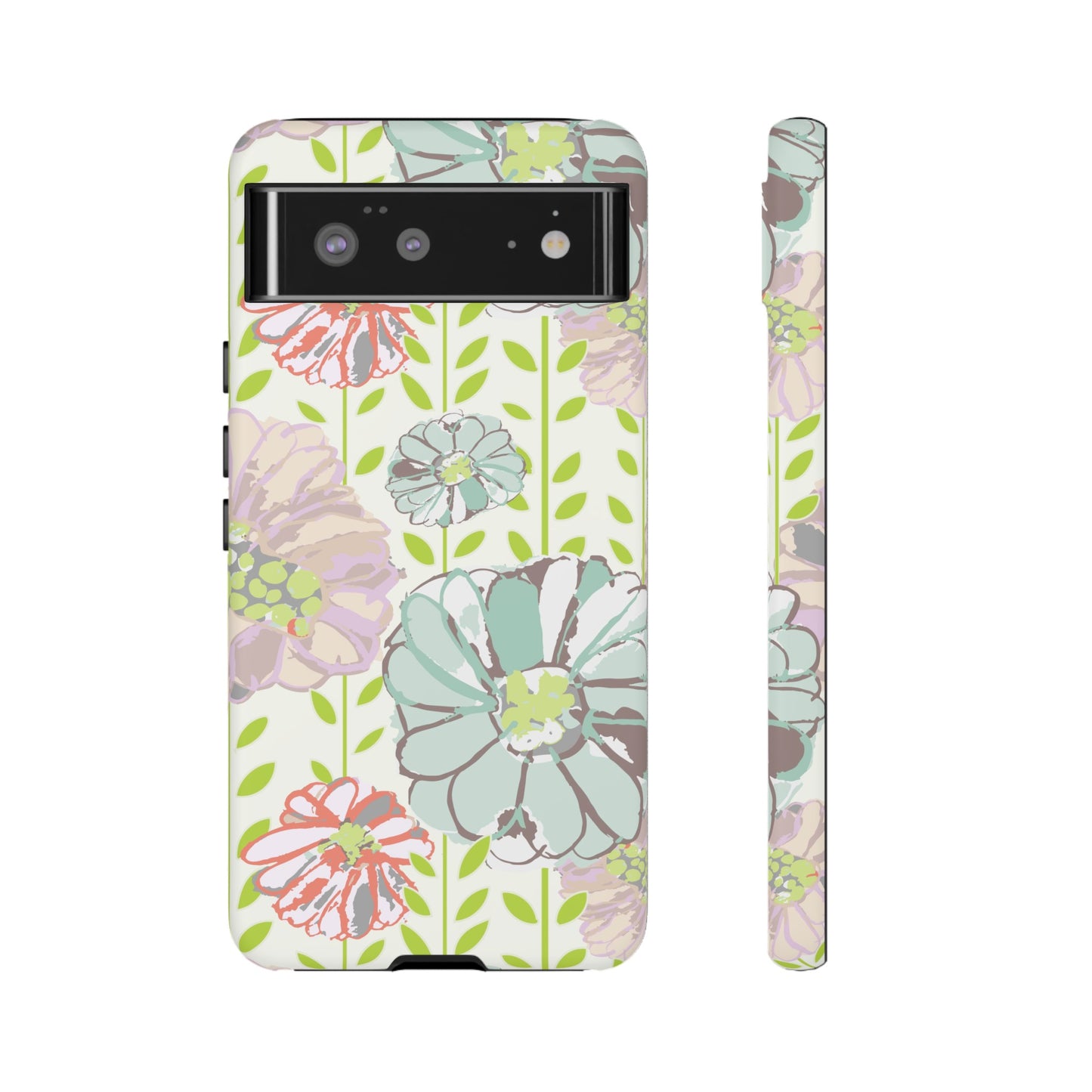 Soft Watercolor Floral Tough Cases for Google Pixel