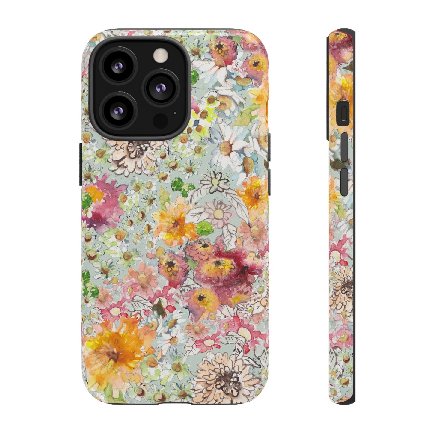 Farmhouse Floral Tough Cases for iPhone