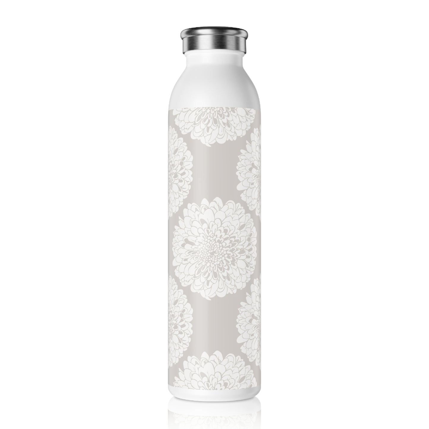 New Nouveau in Gray Slim Water Bottle